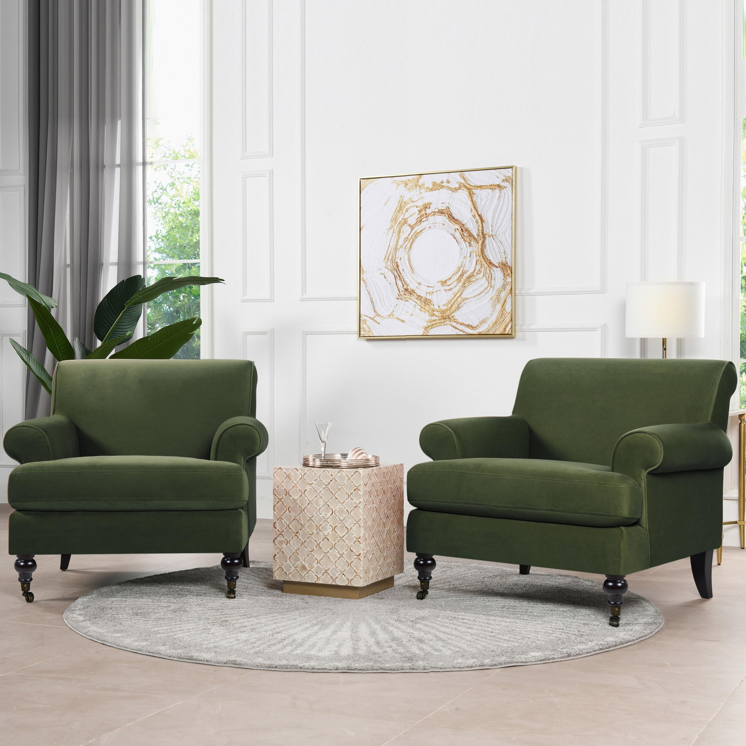 Jennifer Taylor Home Alana Lawson Chair Olive Green