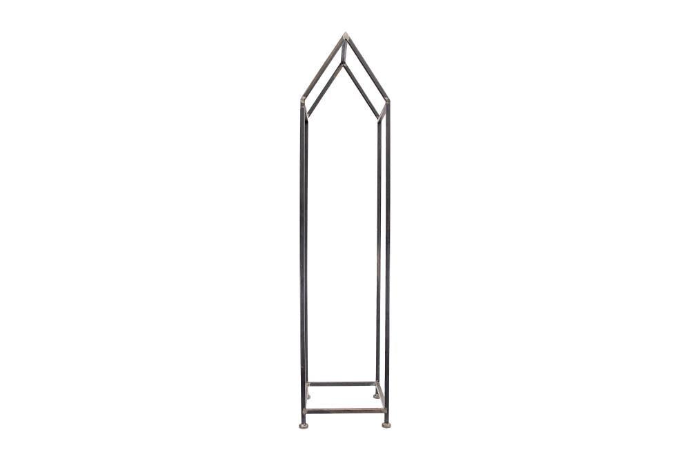 Metal House Shaped Fire Wood Holder 18" x 19" - Storied Home