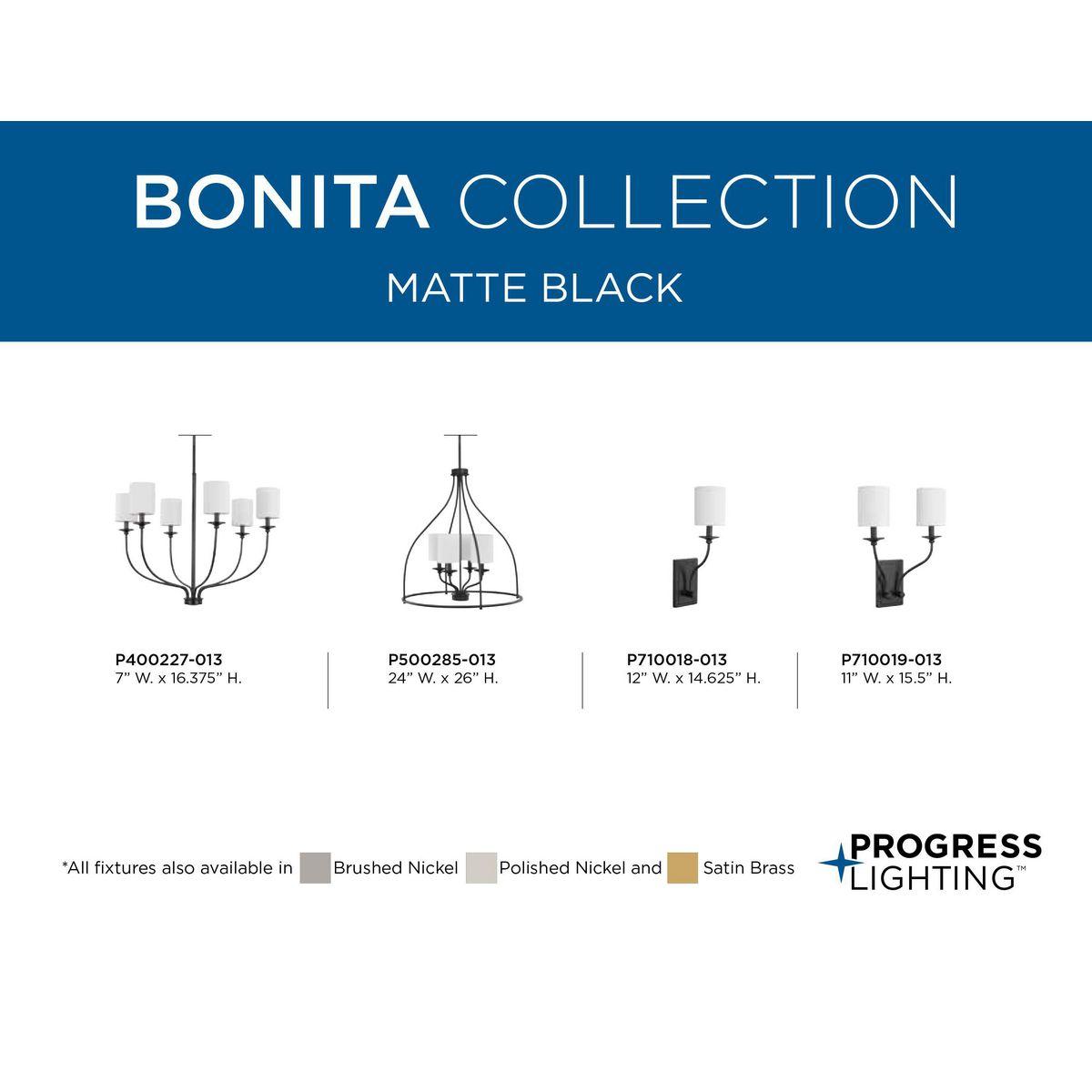 Progress Lighting - Six Light Foyer Chandelier - Chandeliers - Bonita -