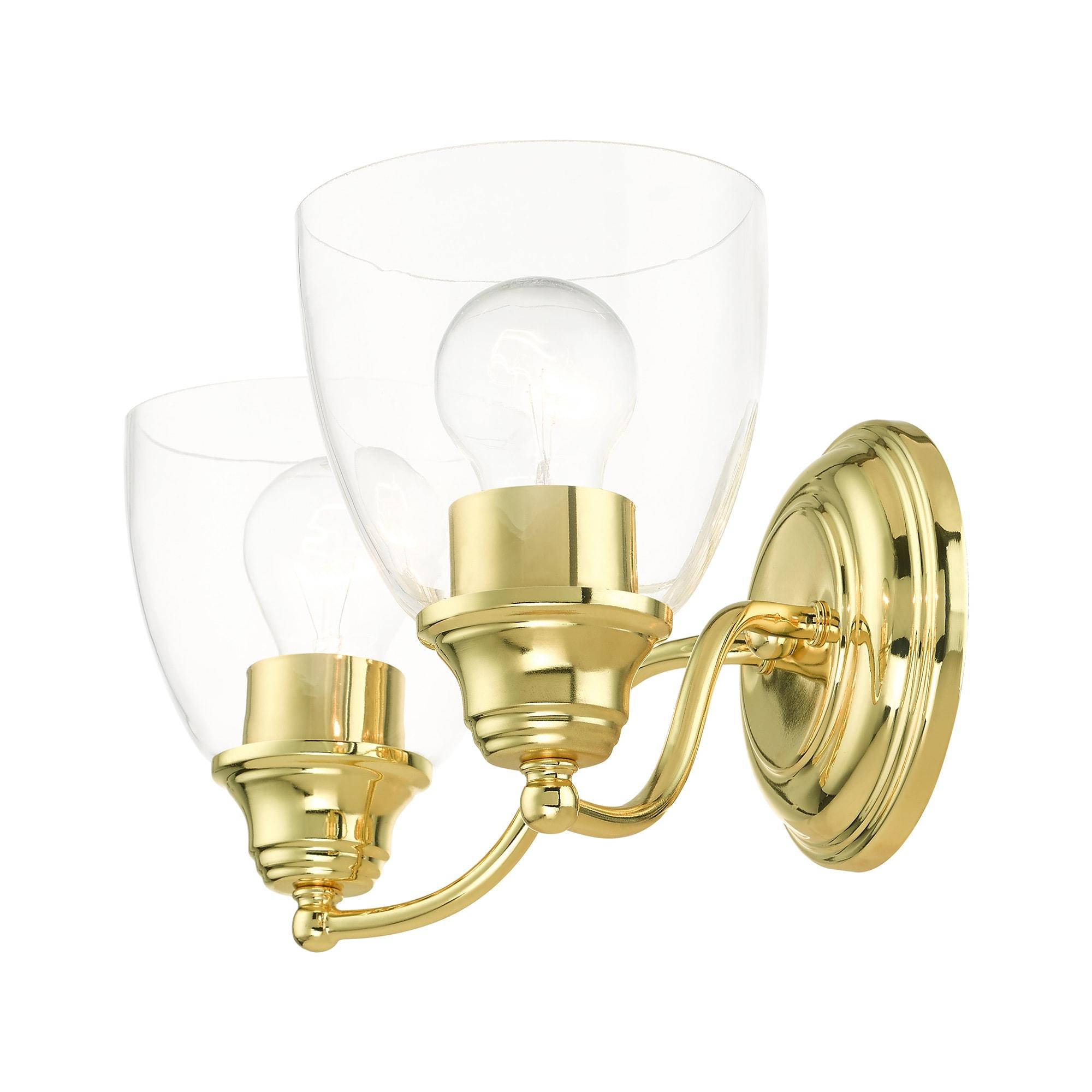 Livex Lighting Montgomery 2 - Light Vanity in  Polished Brass