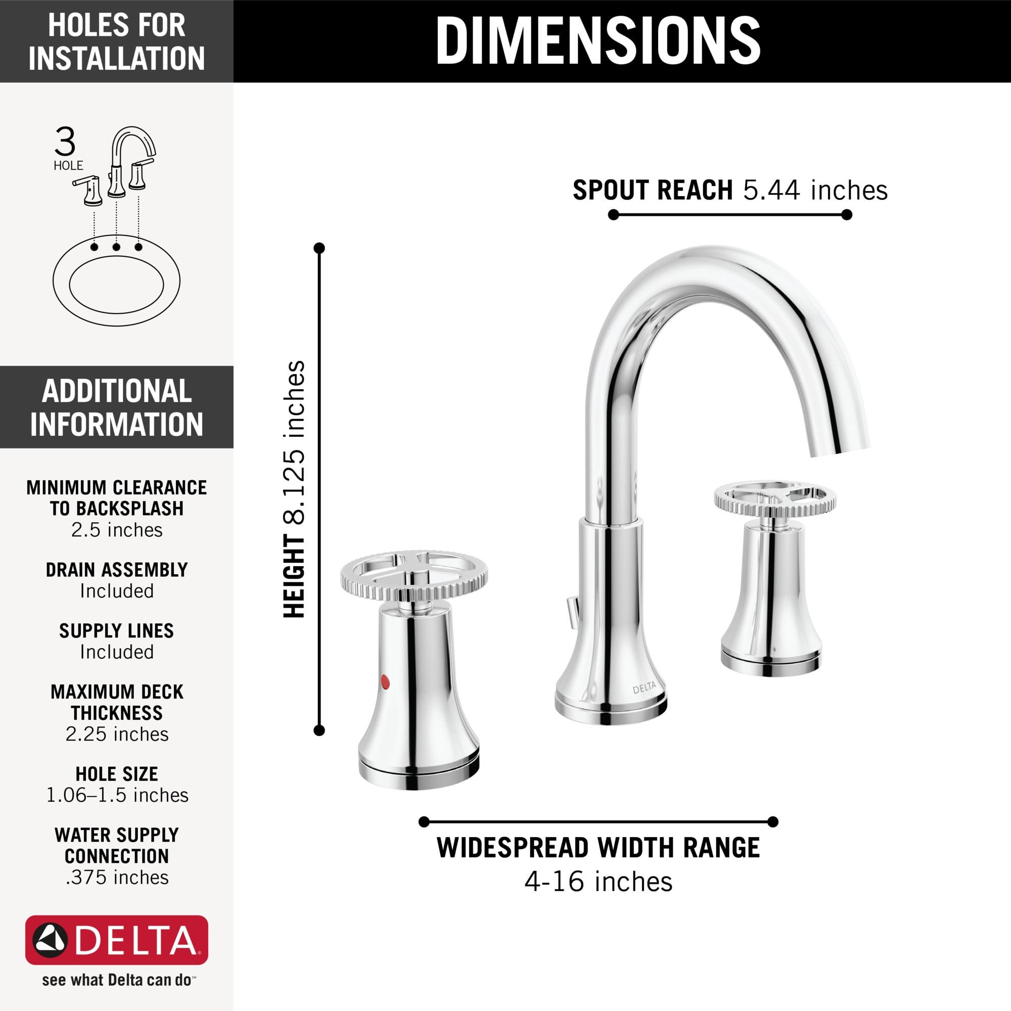 Trinsic Two Handle Widespread Bathroom Faucet