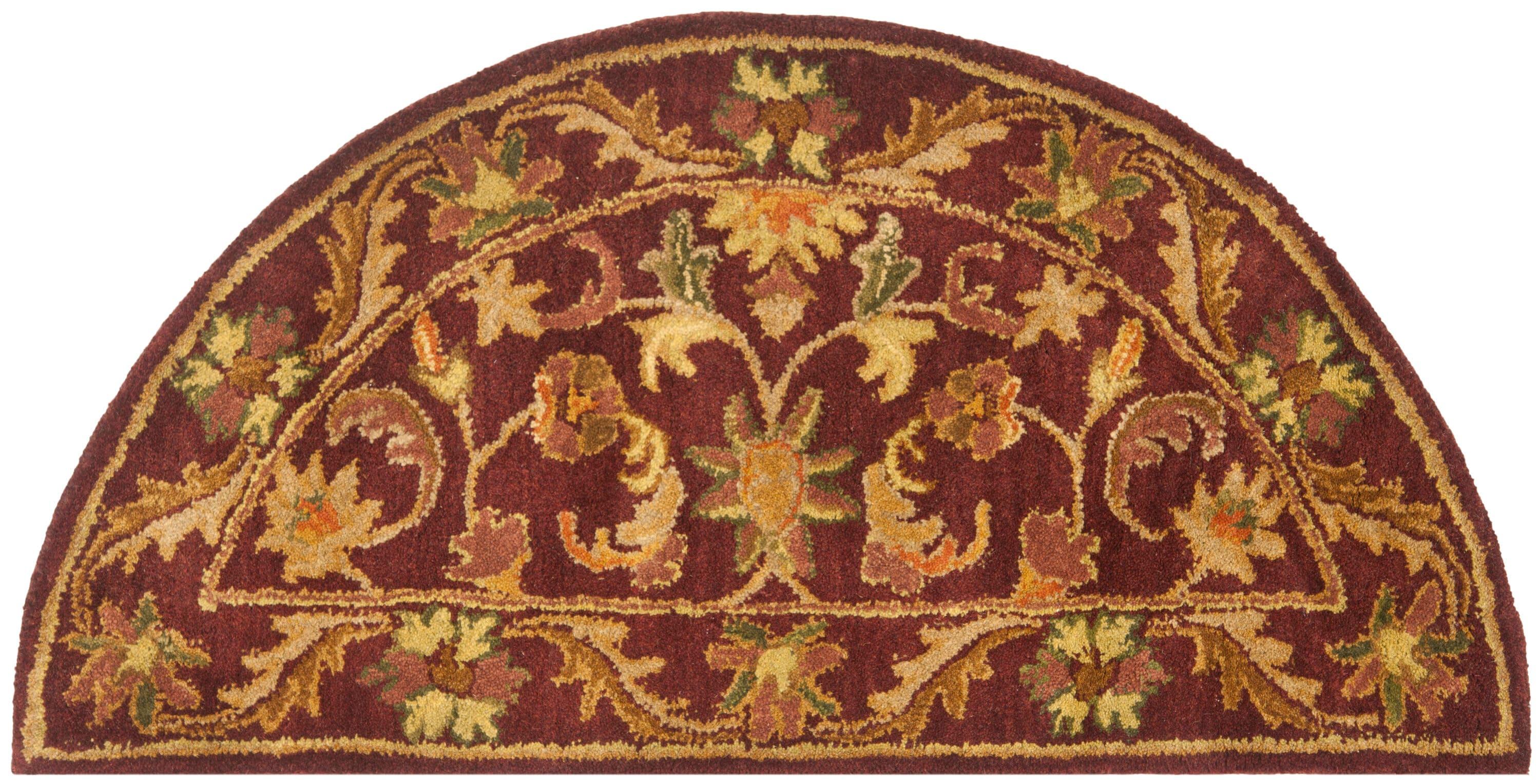 Antiquity AT52 Hand Tufted Indoor Accent Rug - Wine/Gold - 2'x4' - Safavieh