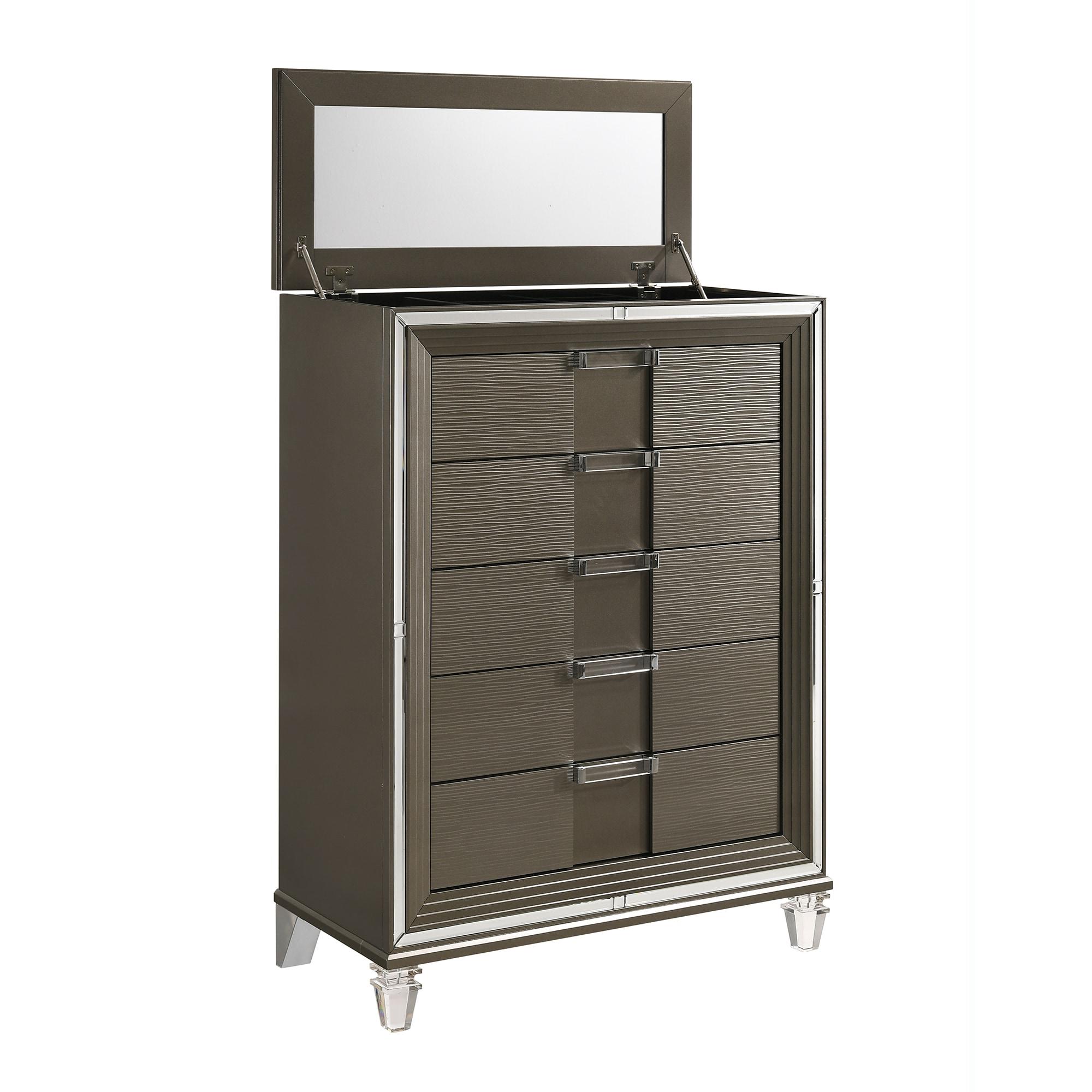 Picket House Furnishings Charlotte 5-Drawer Flip-Top Chest