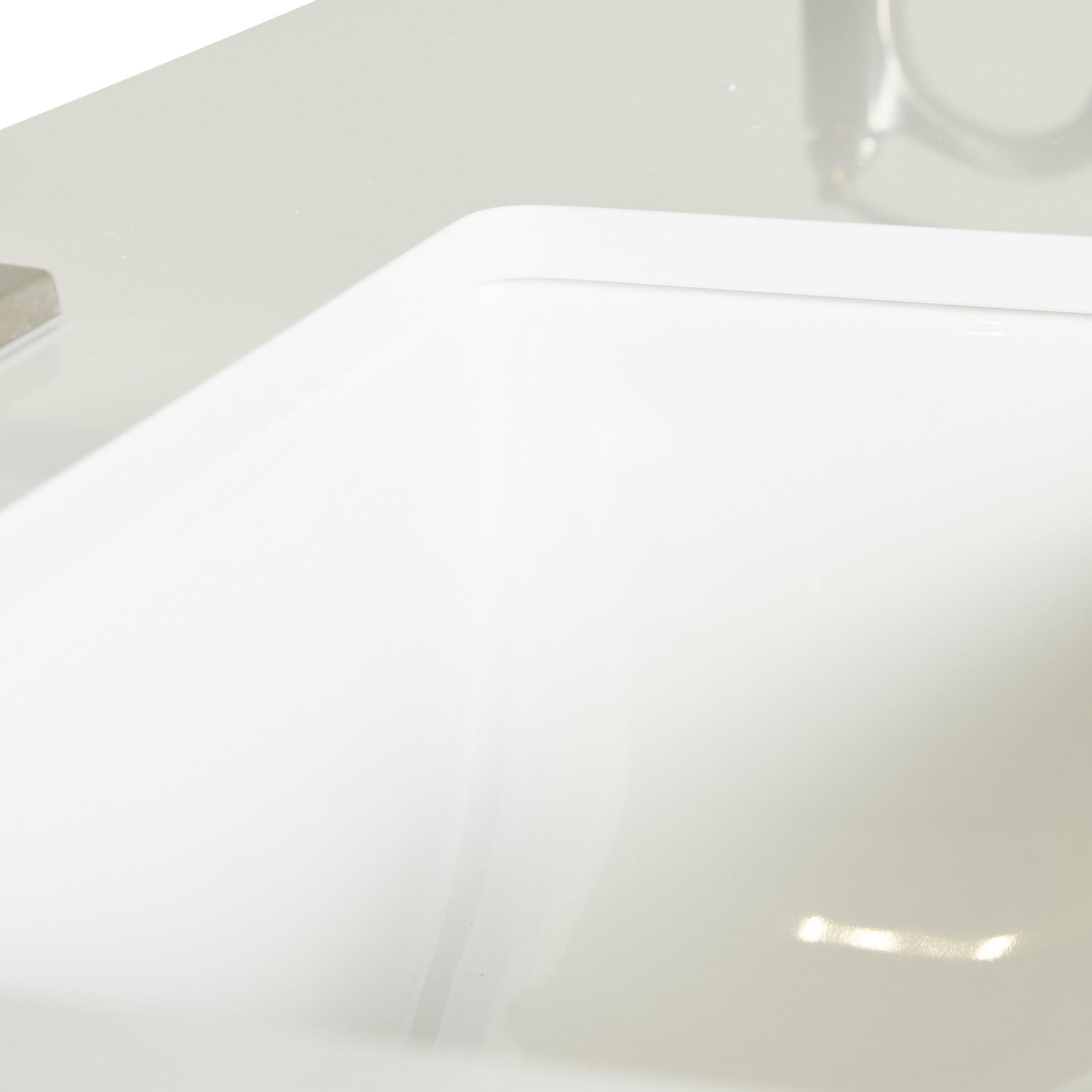 Beckett 72" Freestanding Double Bathroom Vanity with Cultured Marble Top