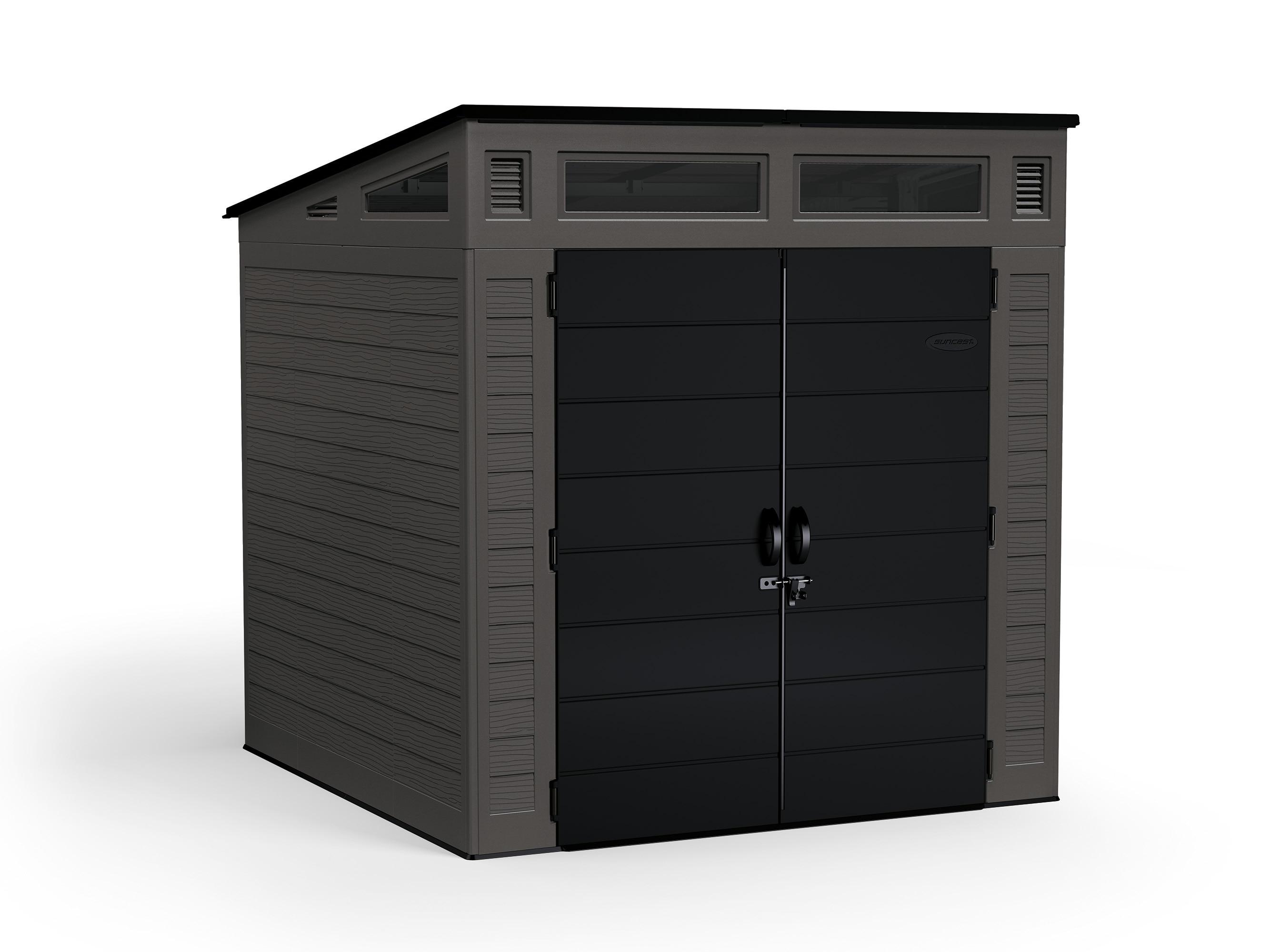 Suncast Suncast Modernist 7 ft. W x 7 ft. D Resin Storage Shed