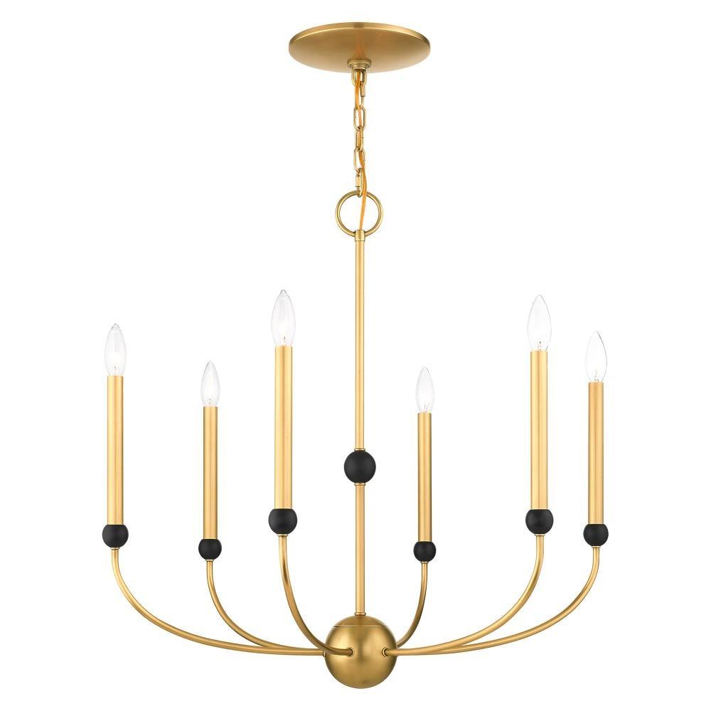 6 - Light Dimmable Chandelier