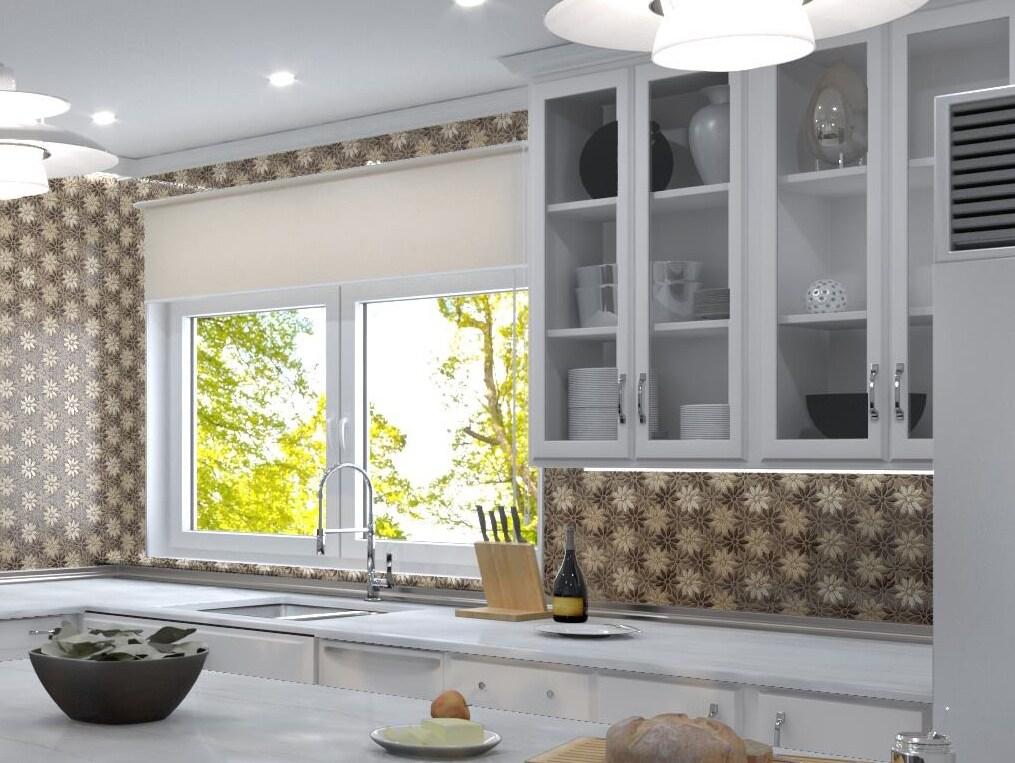 Fresh Novelty Flower Polished Natural Stones Wall & Floor Mosaic Tile