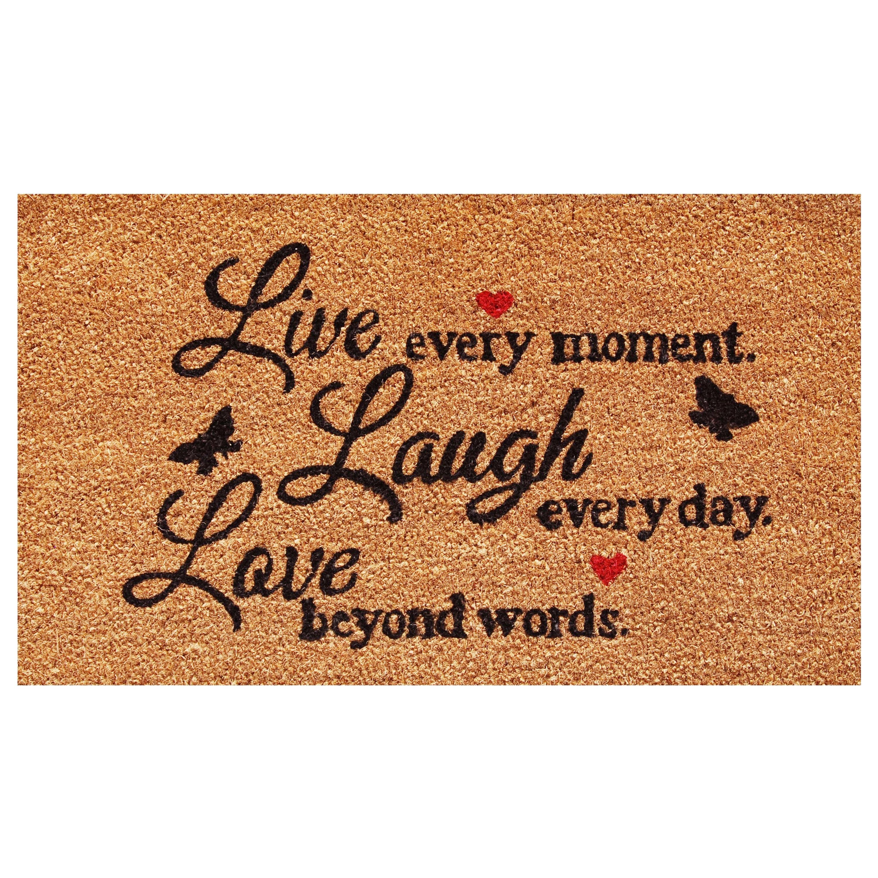 Calloway Mills Live Every Moment Outdoor Doormat