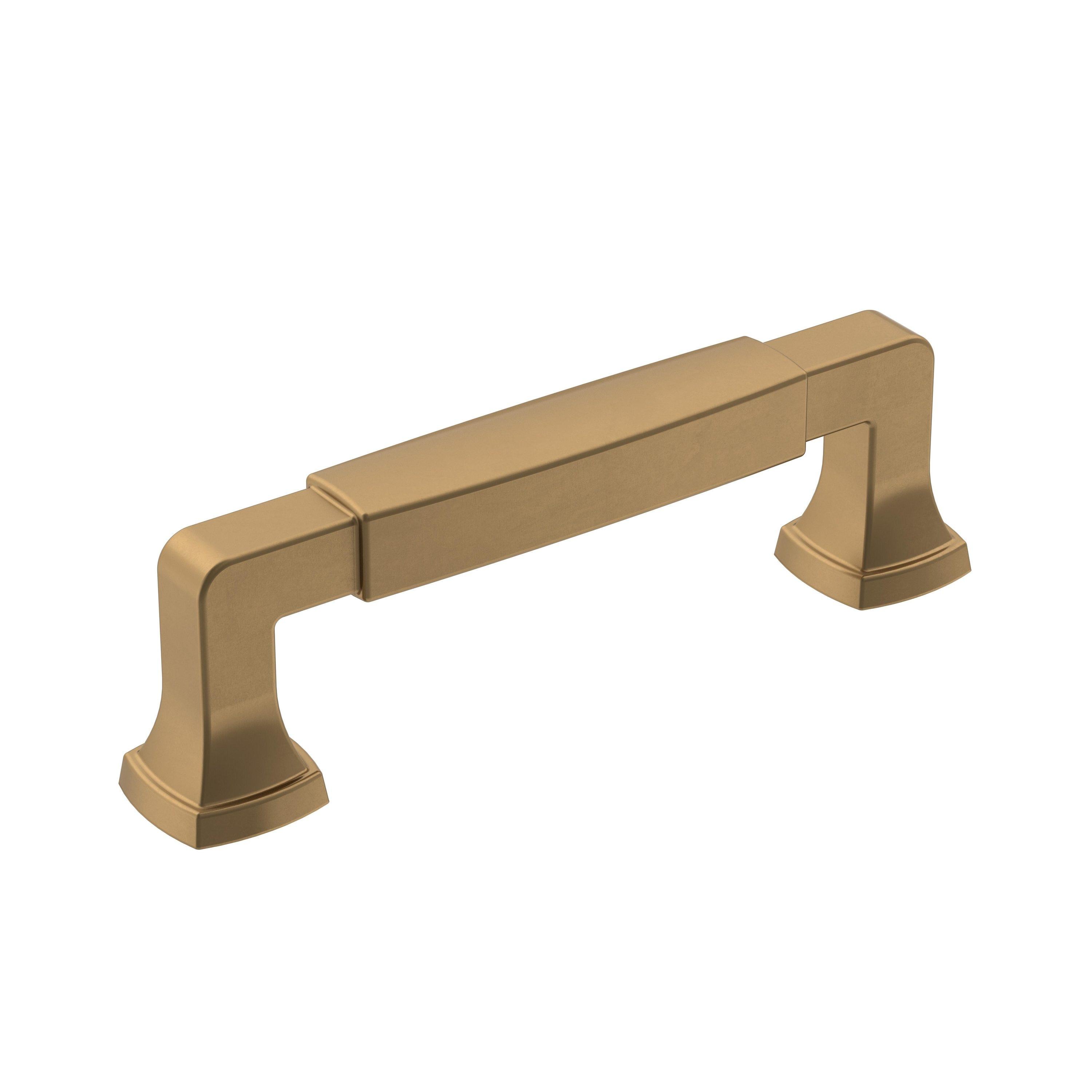 Amerock Stature 3-3/4 inch (96mm) Center-to-Center Champagne Bronze Cabinet Pull