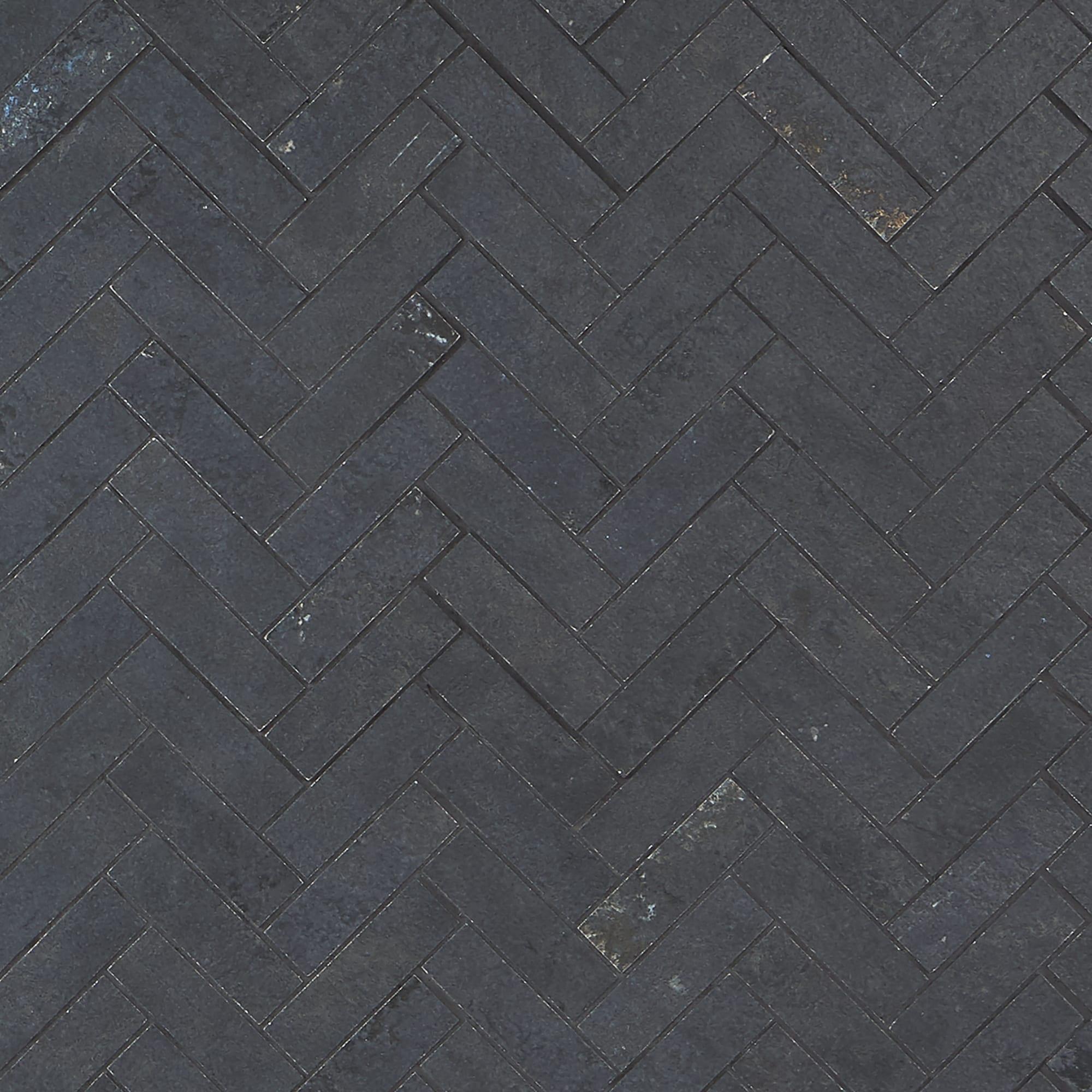 Mantis 10.03 in. x 10.62 in. Herringbone Matte Porcelain Floor & Wall Mosaic Tile (0.75 Sq.Ft./Each)