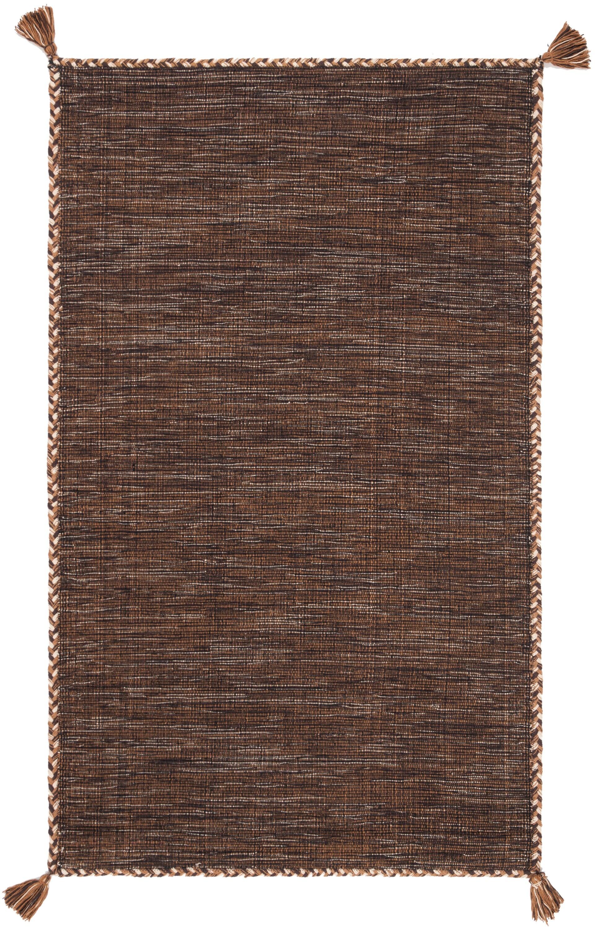 Montauk MTK150 Hand Woven Indoor Accent Rug - Brown/Black - 3'x5' - Safavieh