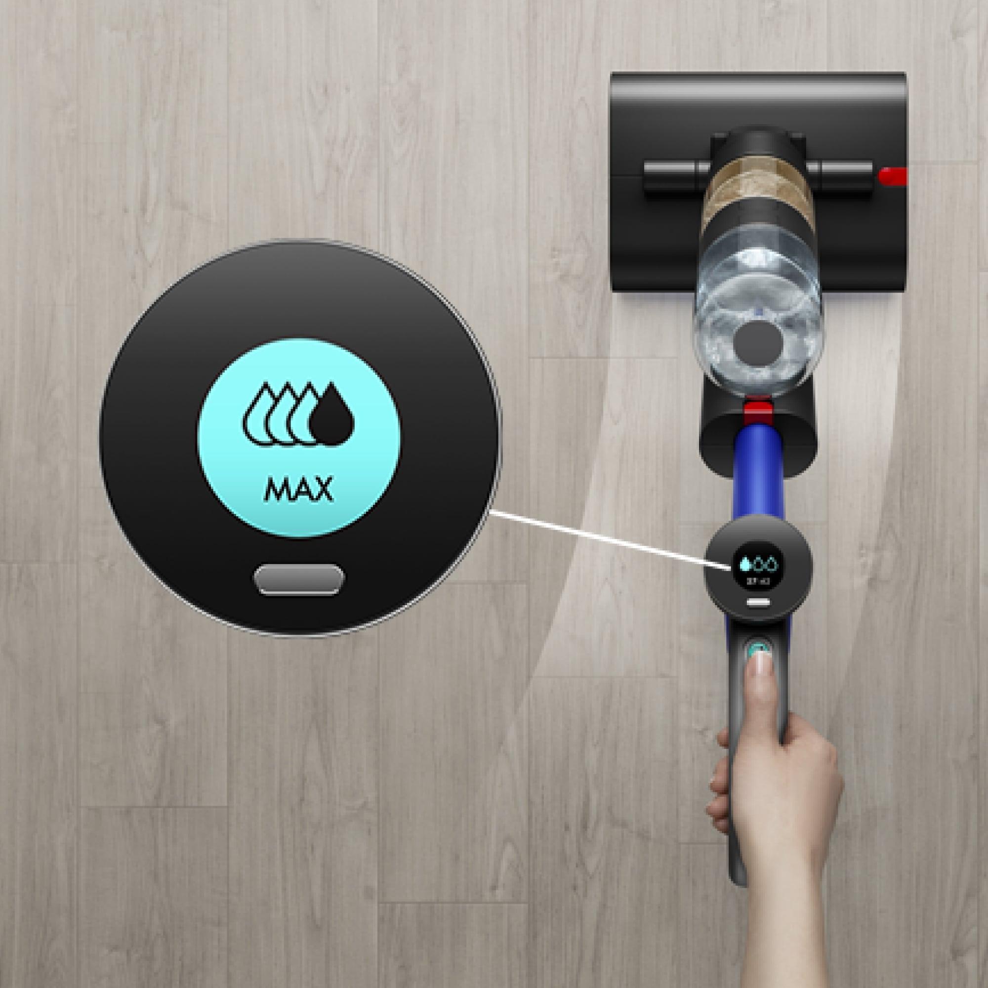 Dyson WashG1 Wet Cleaner Matte Black/Blue: Bagless, Battery-Powered, 4 Speeds, Hardwood & Hard Floor, 2-Year Warranty