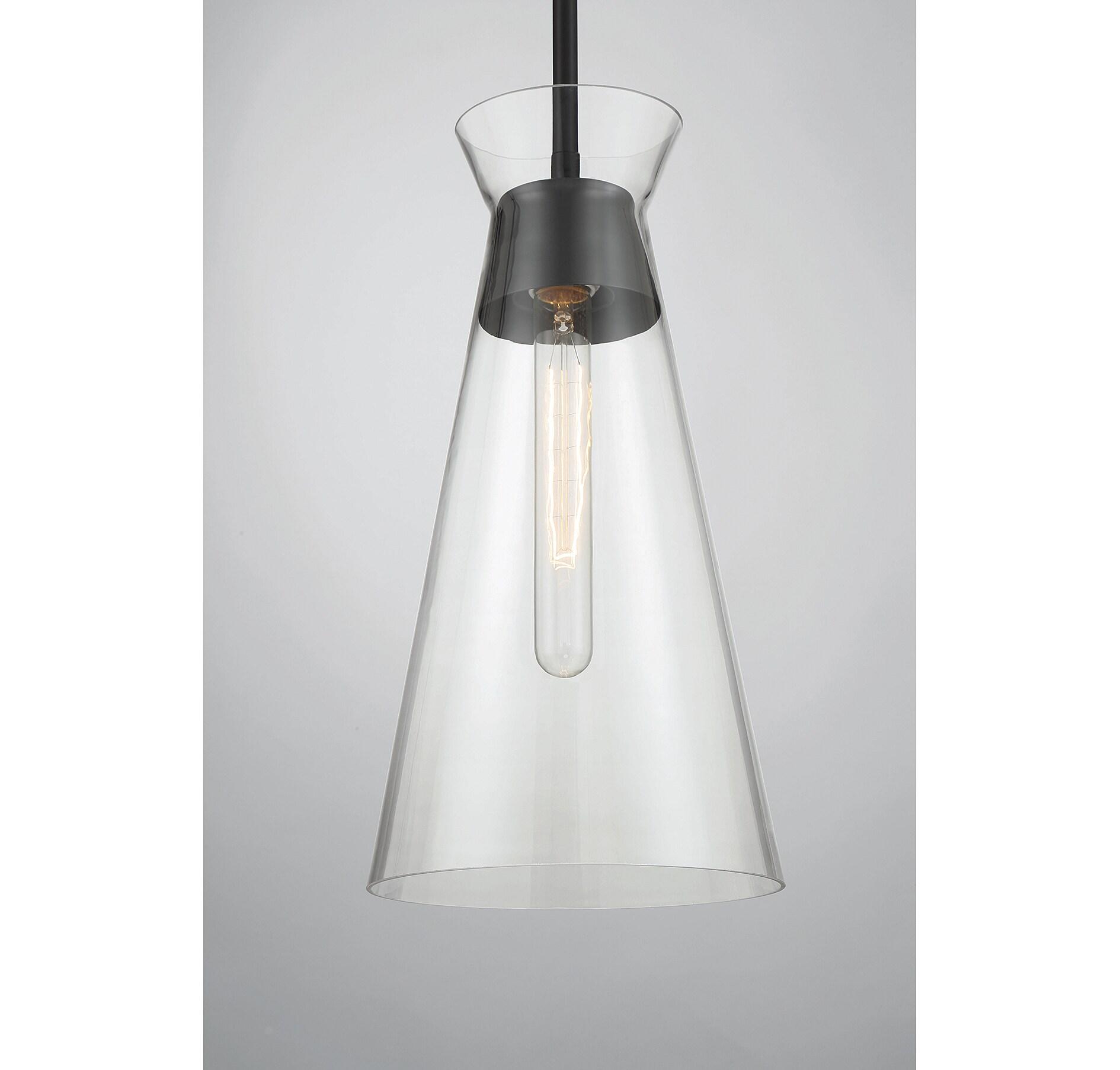 Savoy House Lakewood 1 - Light Pendant ,  Matte Black