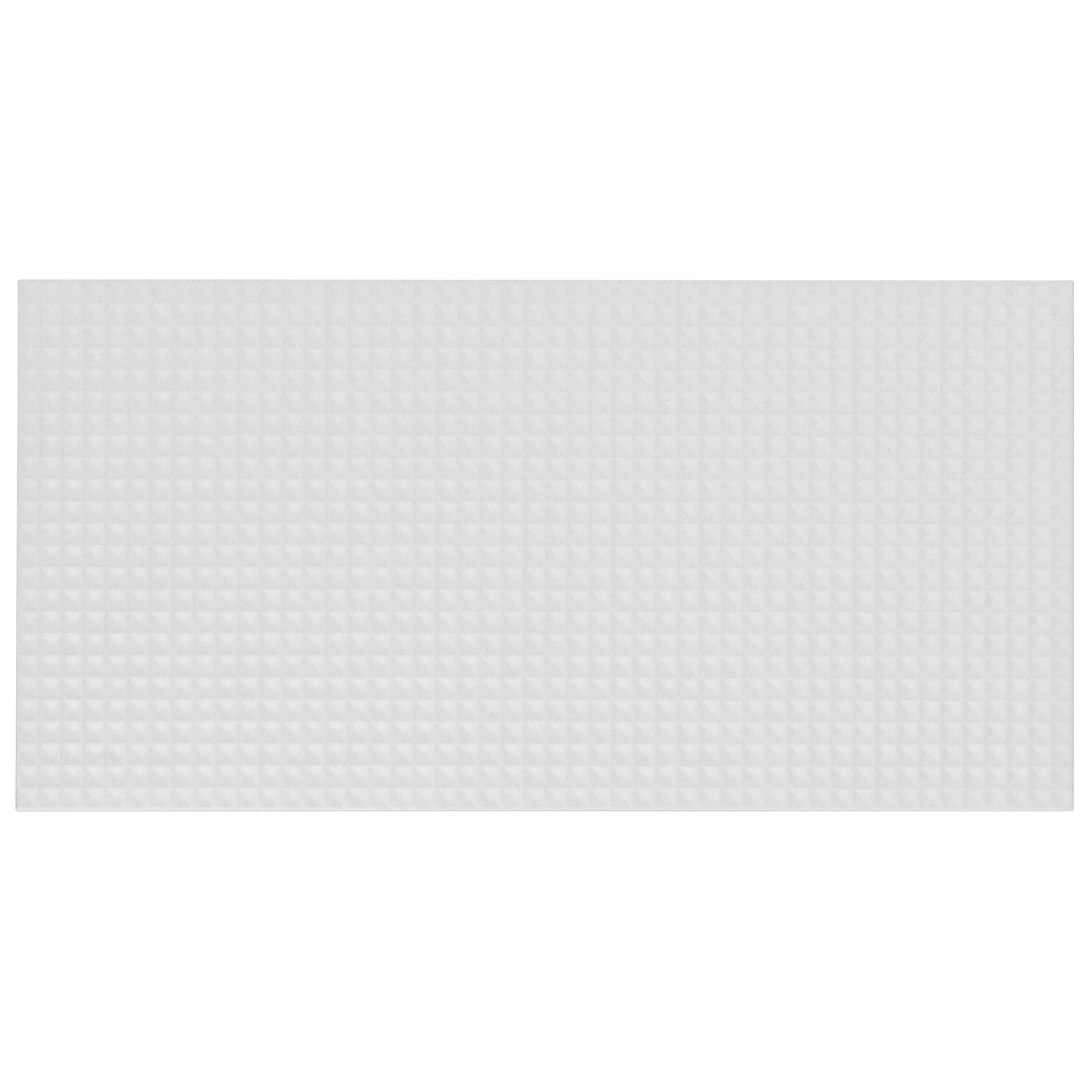 Level Waffle 7.87" x 15.74" Ceramic Patterned Tile
