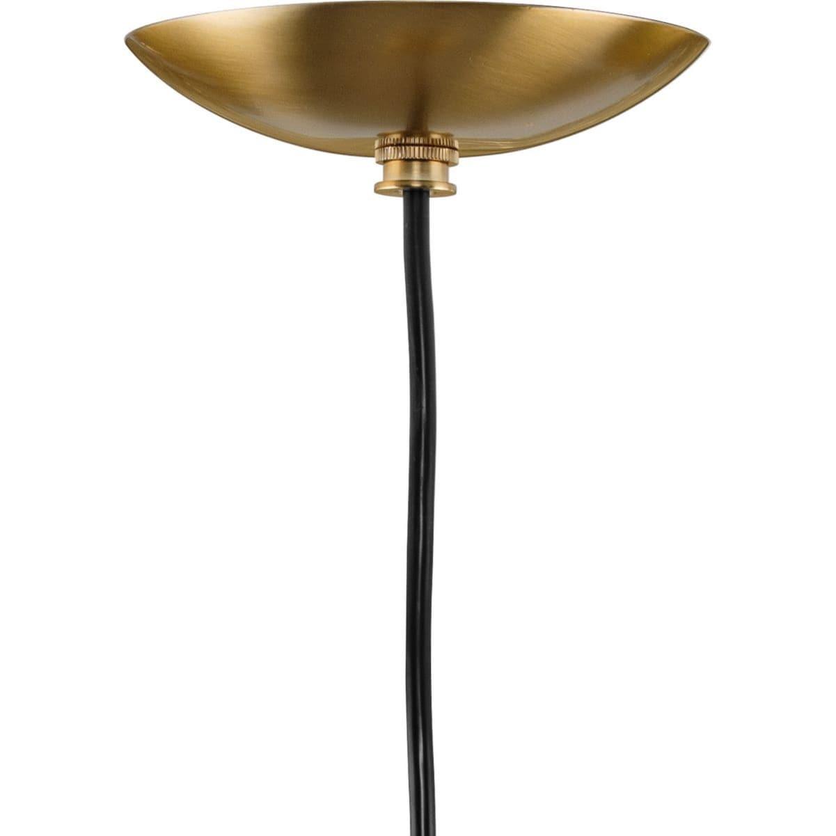 Progress Lighting P500311-109 Atwell - 1 Light Large Pendant   Brushed Bronze Finish with Clear Glass