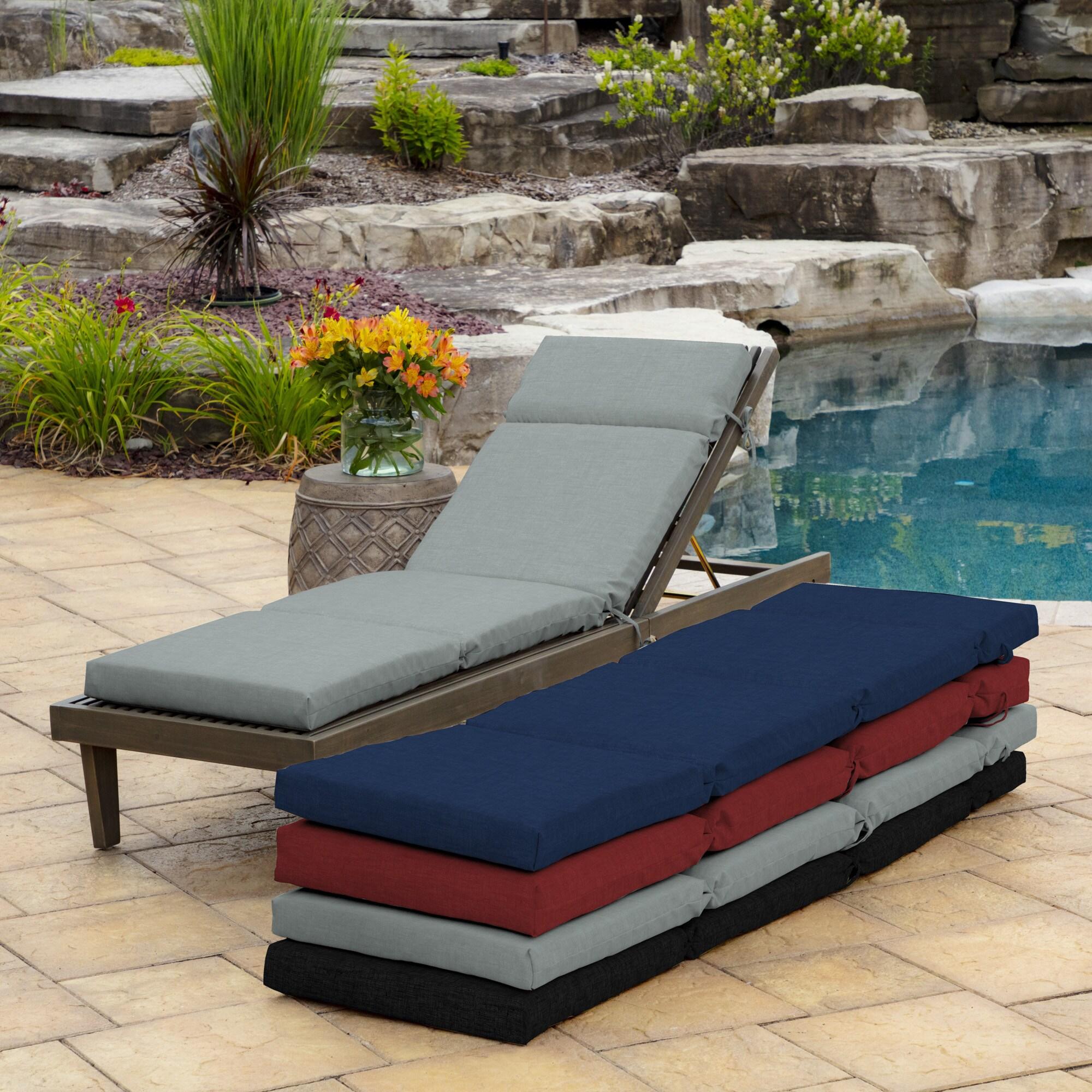 ARDEN Outdoor Chaise Lounge Cushion