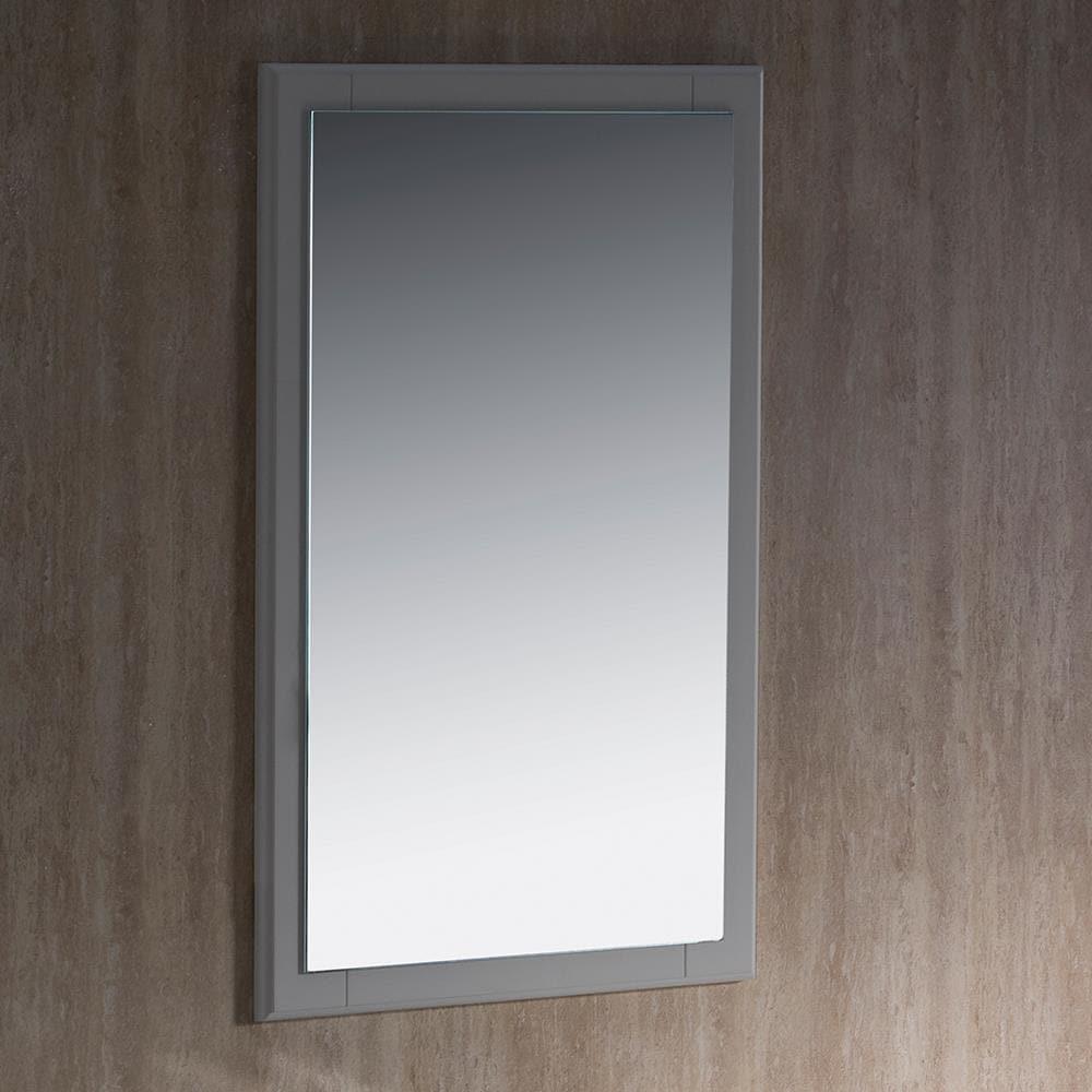 Oxford Wood Flat Wall Mirror