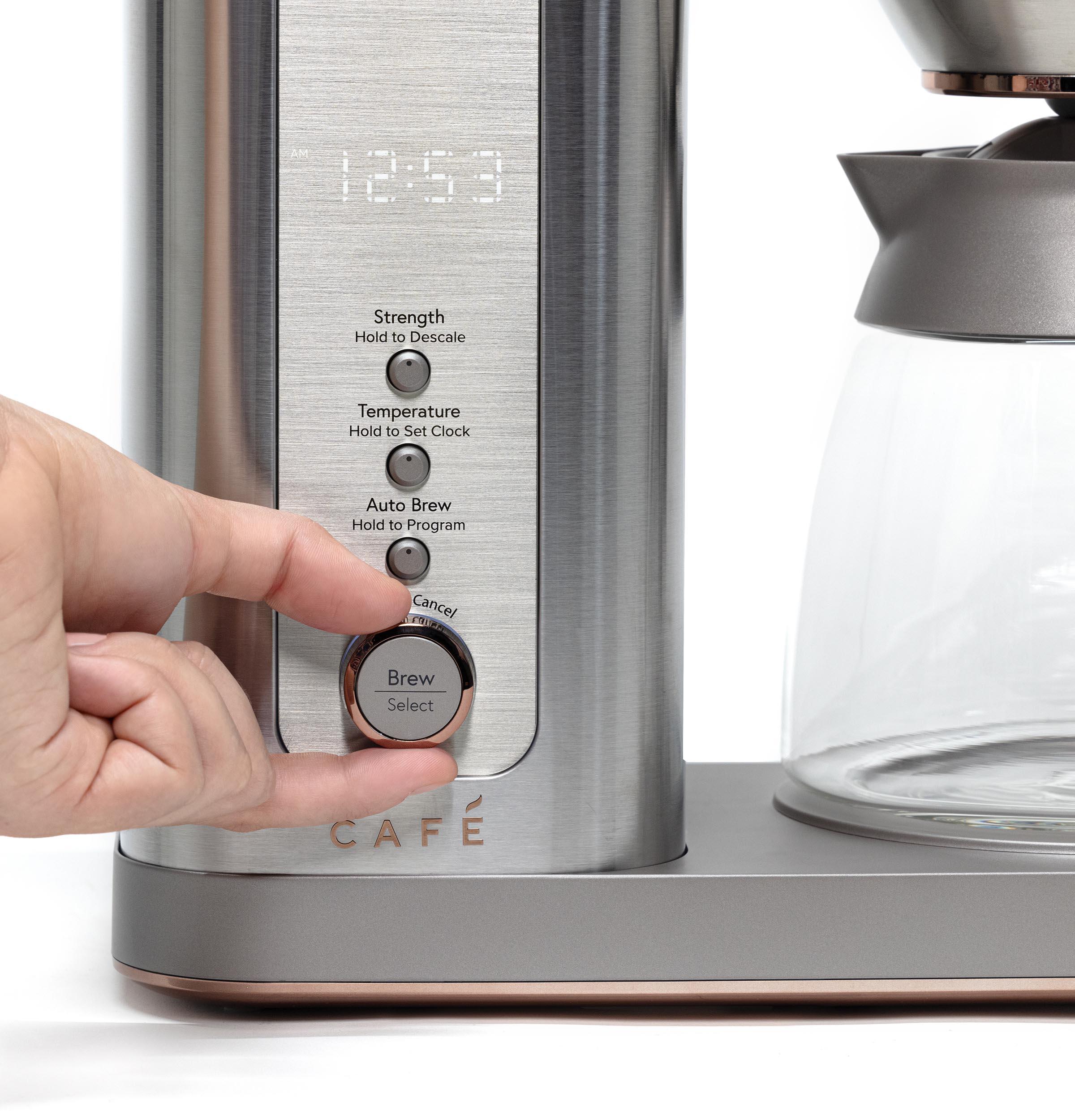 Café C7CDABS2RS3 Café 10-Cup Specialty Drip Coffee Maker with Glass Carafe