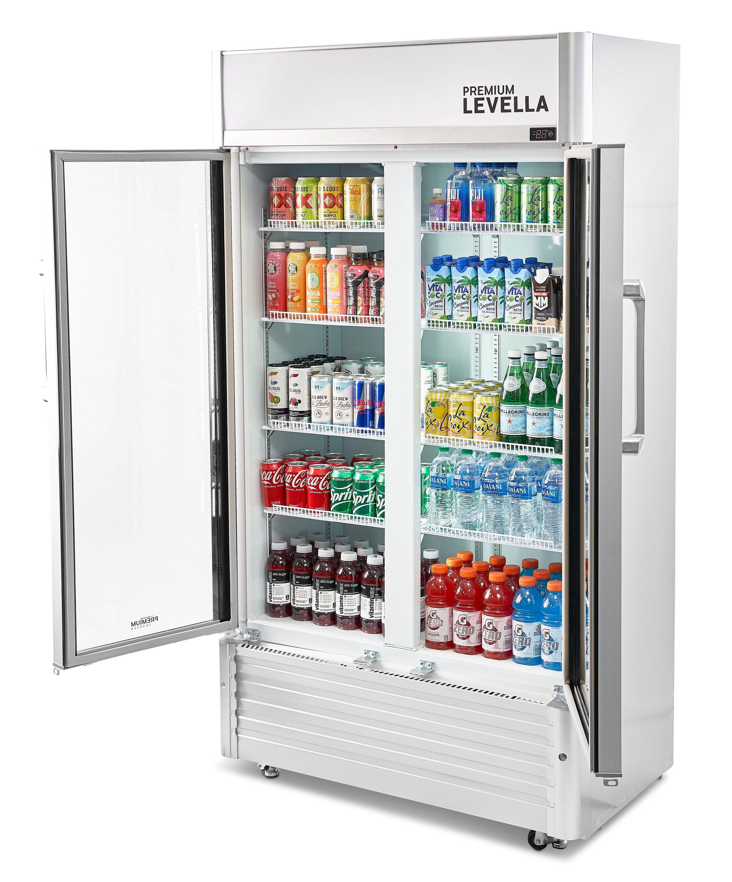 Premium Levella Premium Levella 16 Cubic Feet Merchandising Refrigerator - 35.43''
