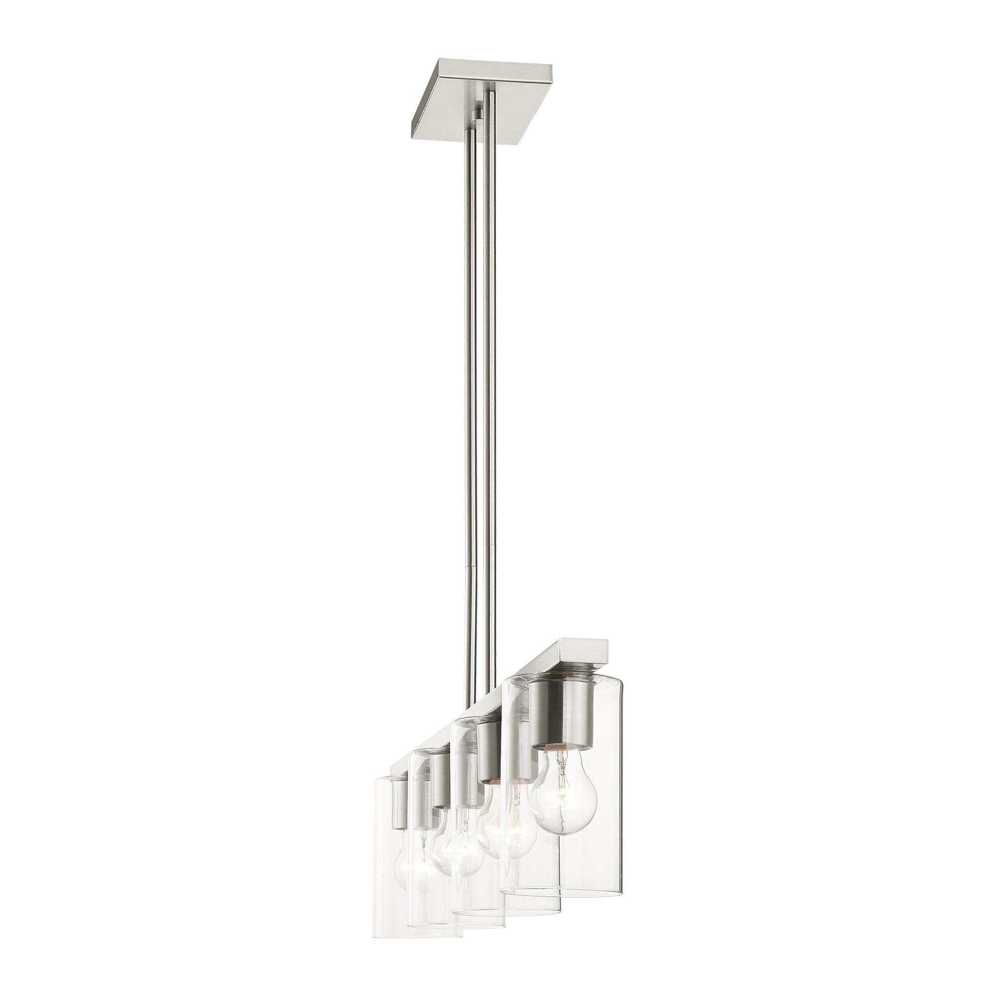 Livex Lighting Zurich 4 - Light Chandelier in  Brushed Nickel