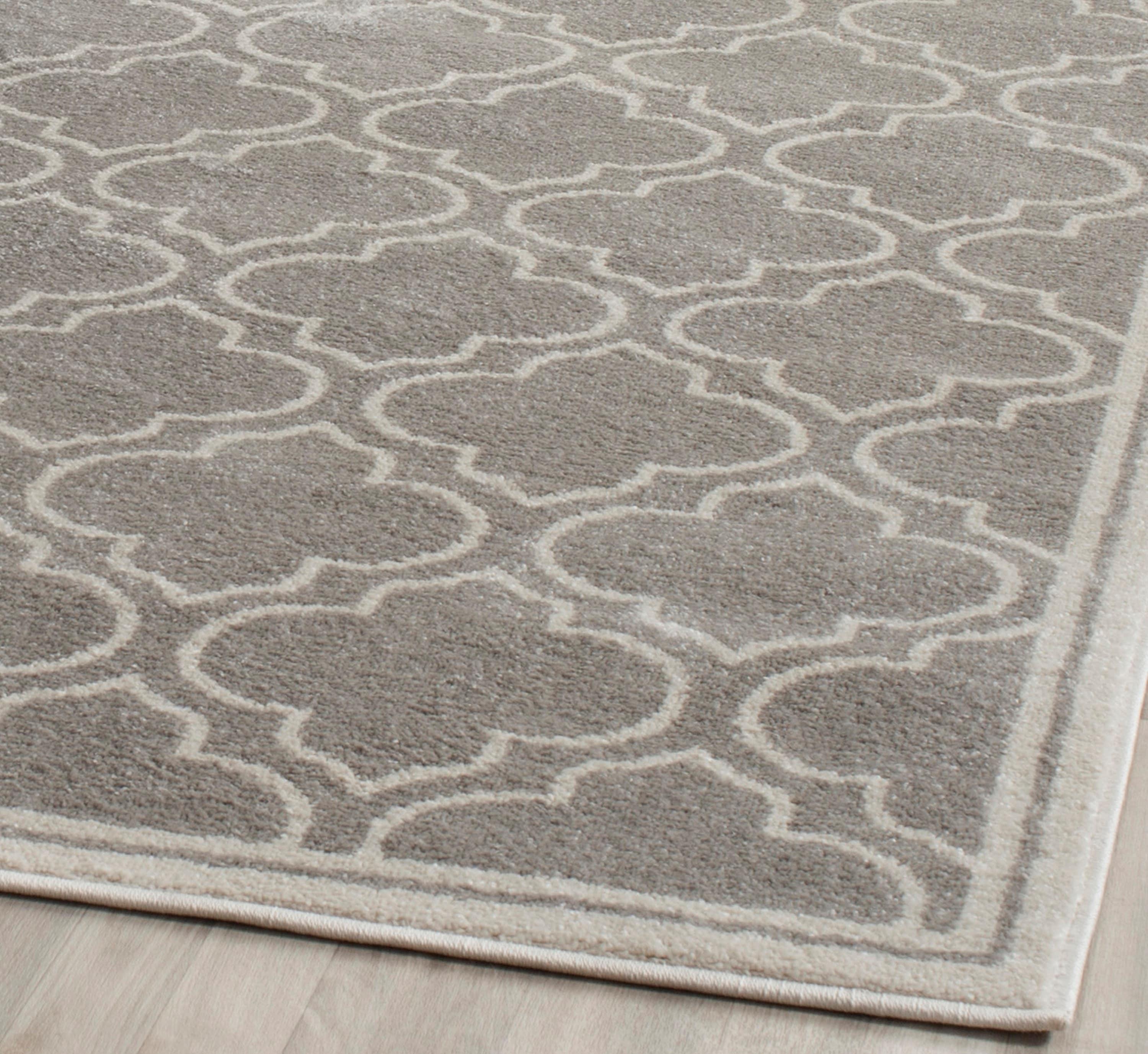 Amherst AMT412 Power Loomed Accent Rug - Light Grey/Ivory - 3'x5' - Safavieh.