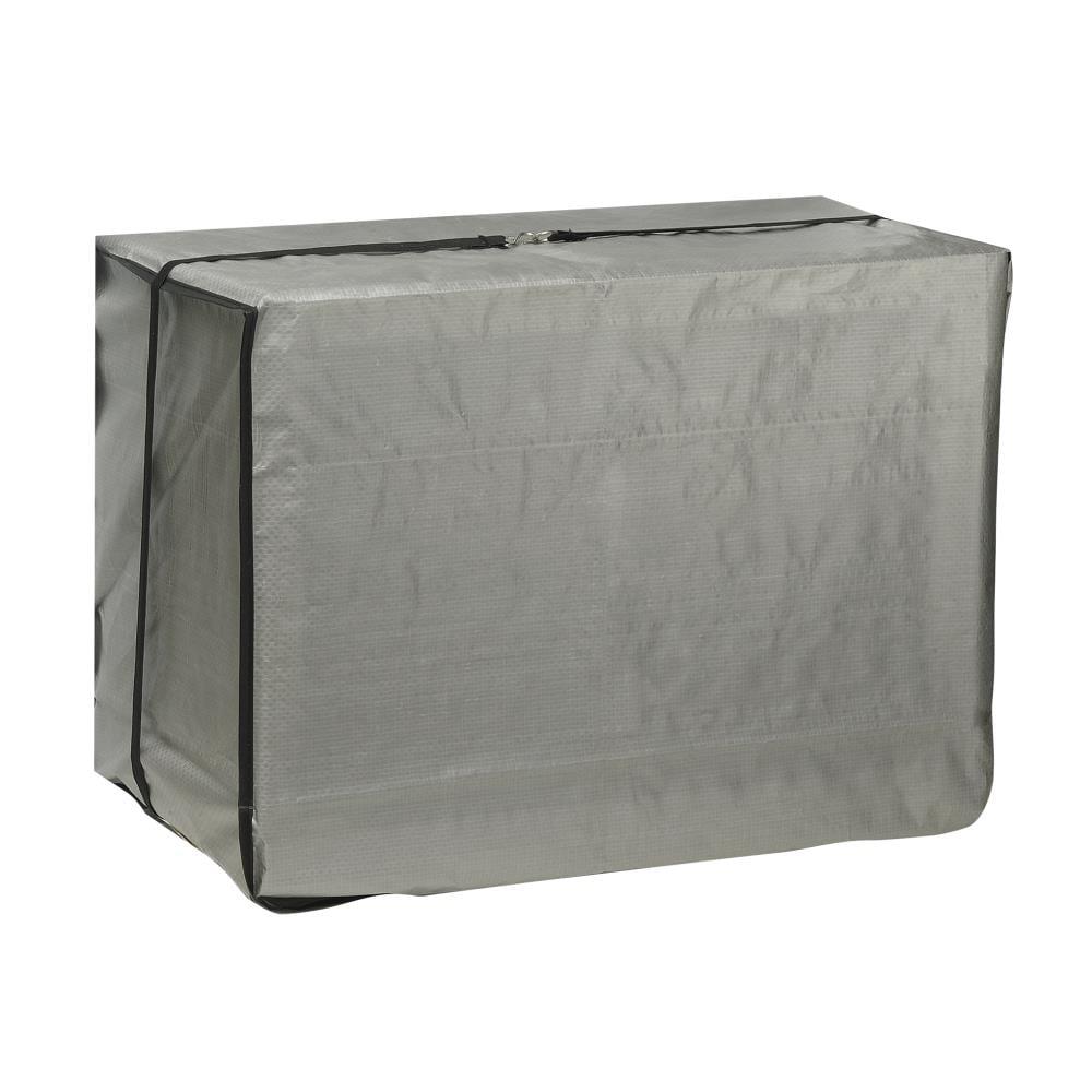 Gray Heavy-Duty Polyurethane Window Air Conditioner Cover