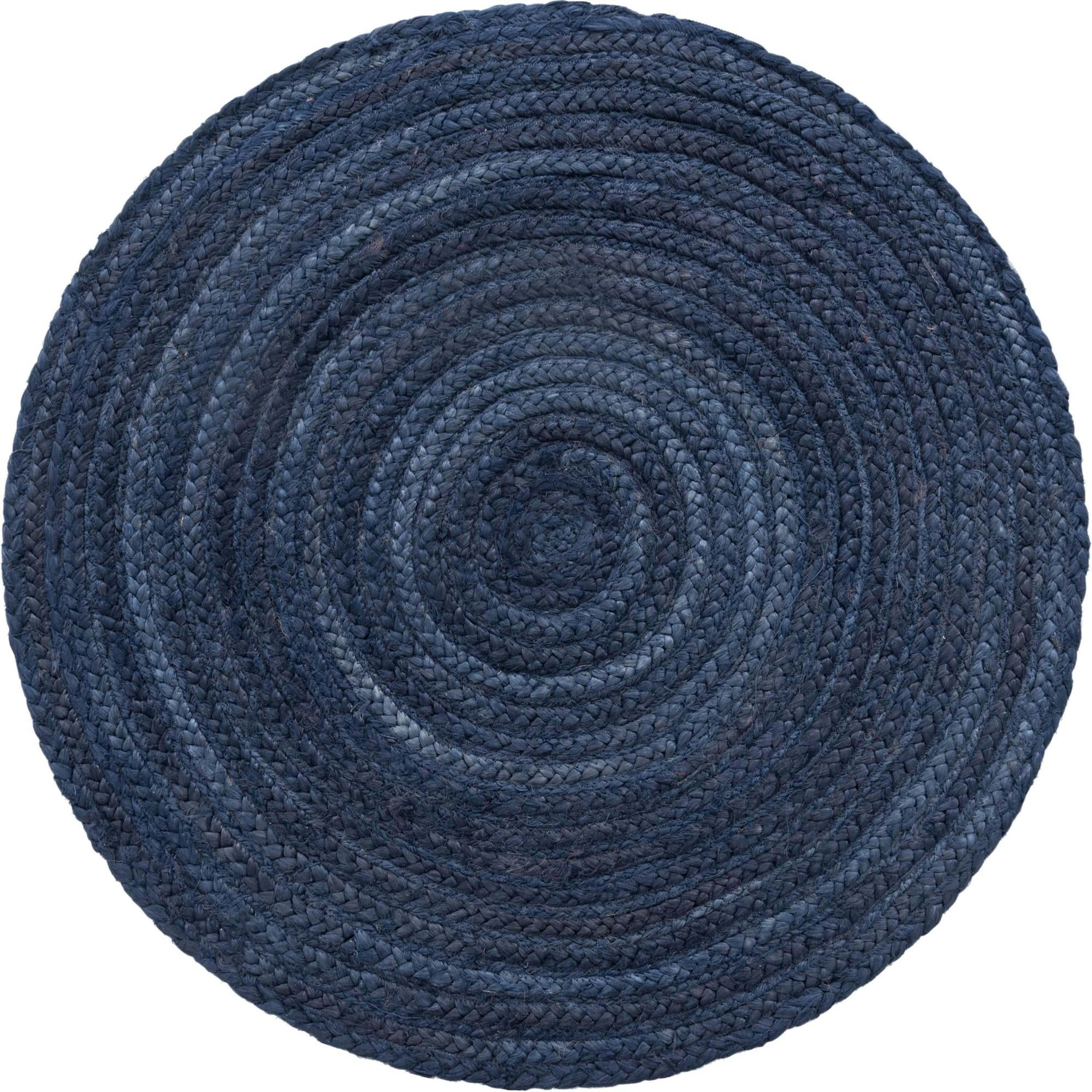 Unique Loom 3' 3 x 3' 3 Dhaka Braided Jute Round Area Rug