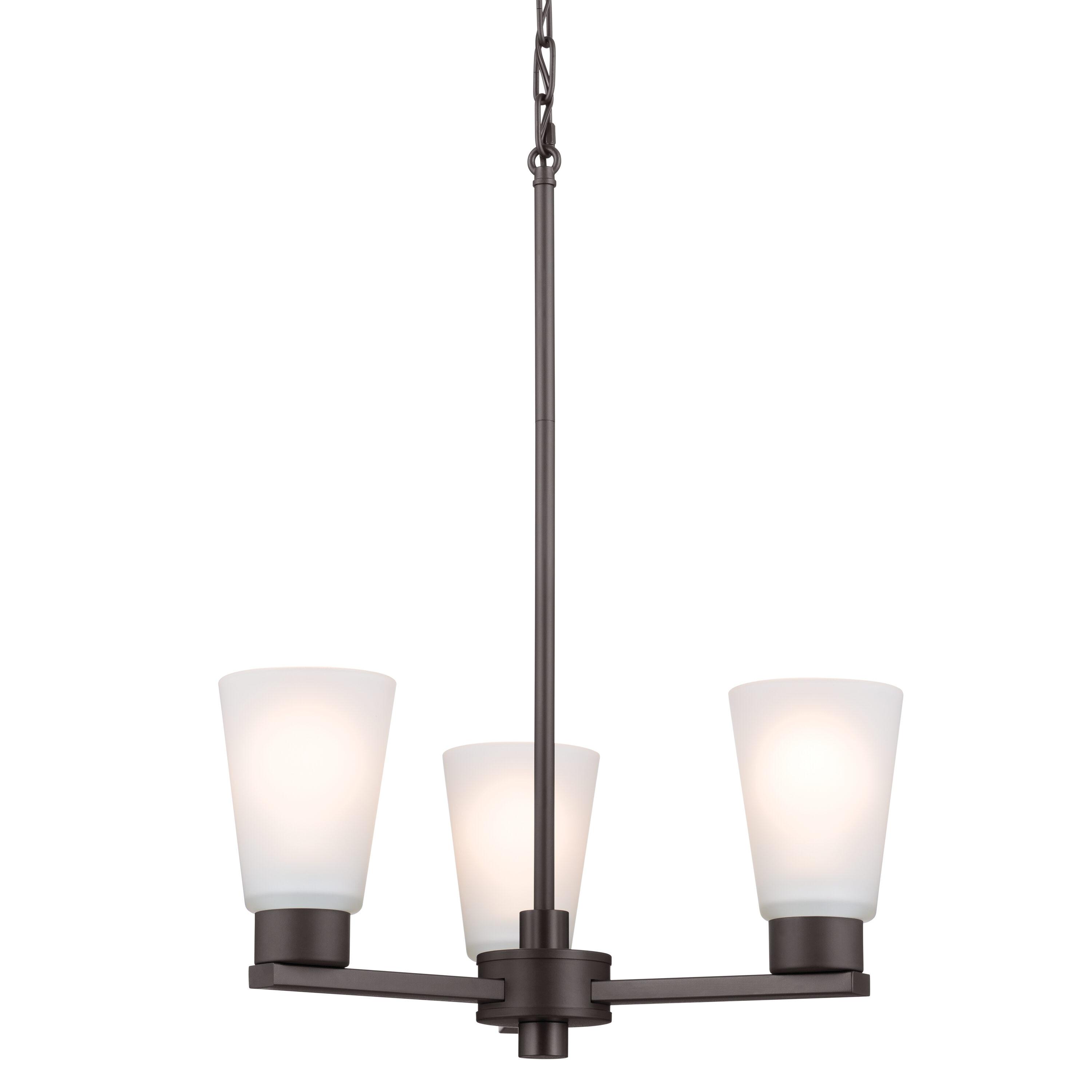 Kichler Lighting - Stamos - 3 Light Small Chandelier In Soft Modern Style-15