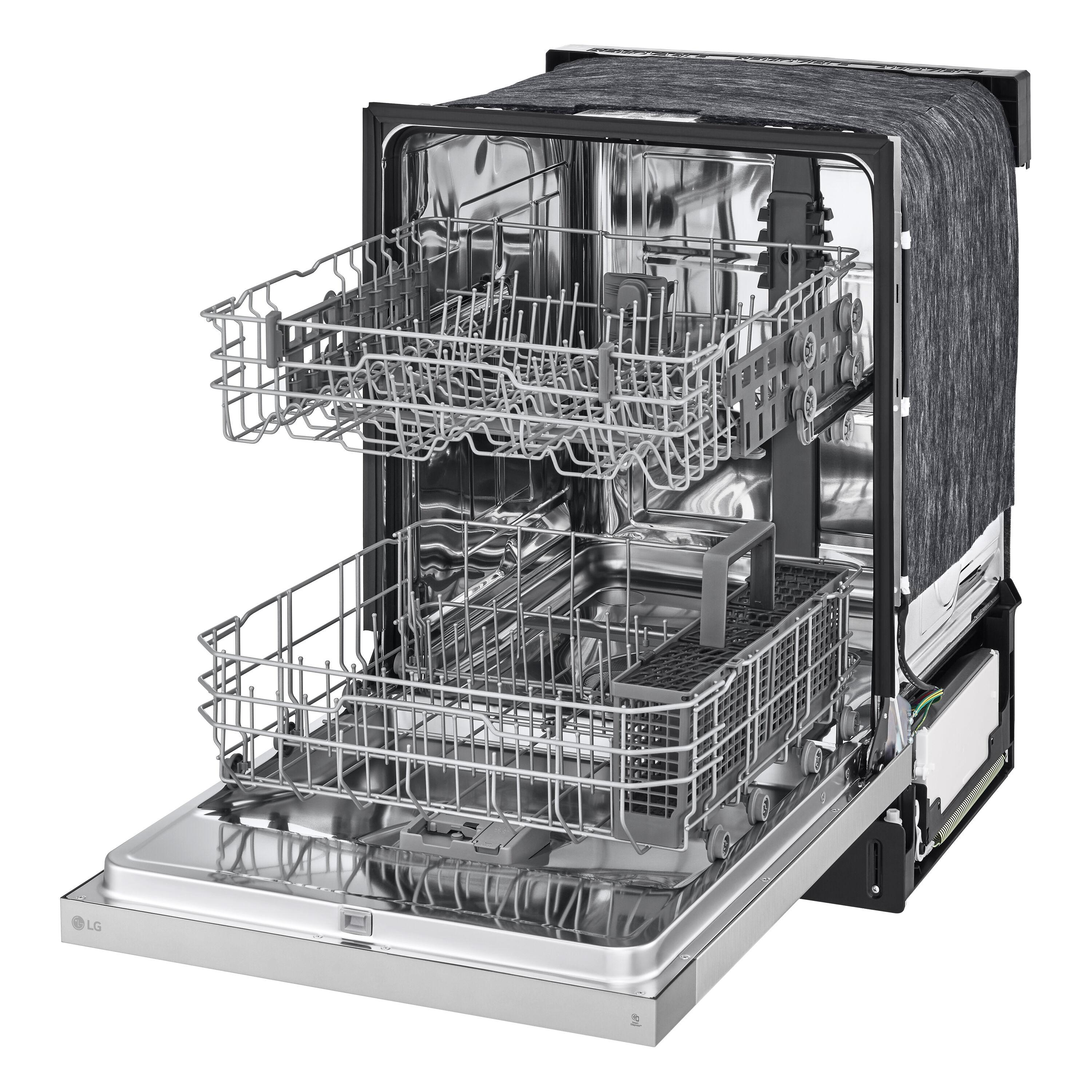 LG Front Control Dishwasher With Lodecibel Operation And Dynamic Dry