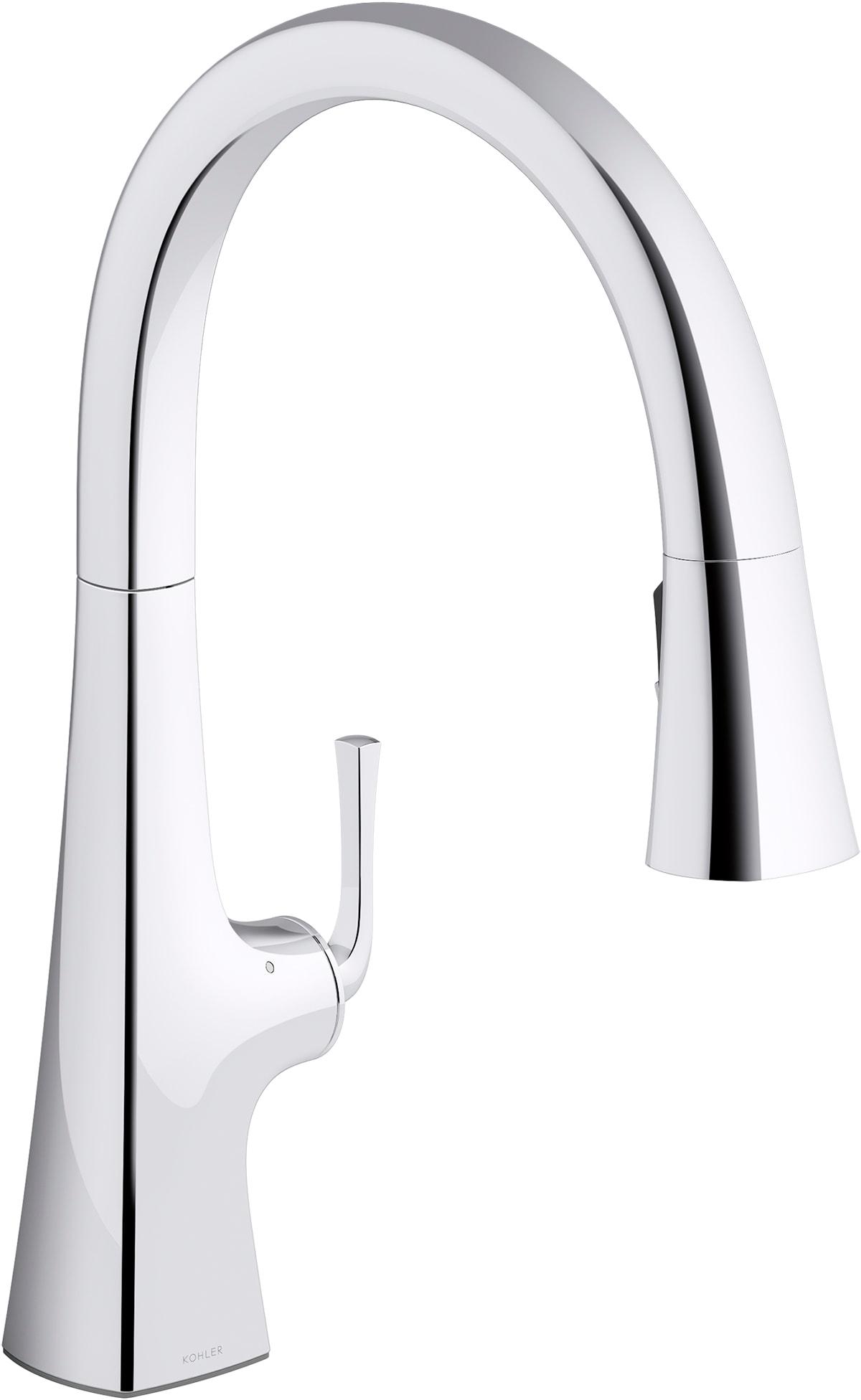 Graze Touchless Pull-Down Kitchen Sink Faucet With Three-Function Sprayhead