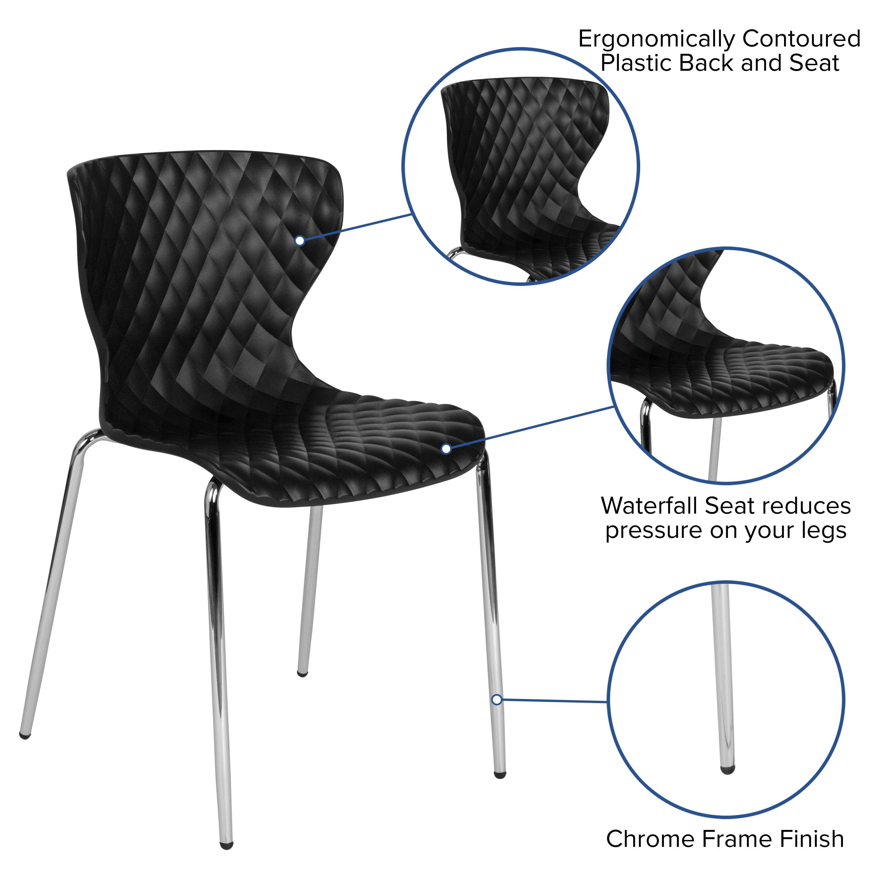 Lowell Contemporary Plastic Stack Chair