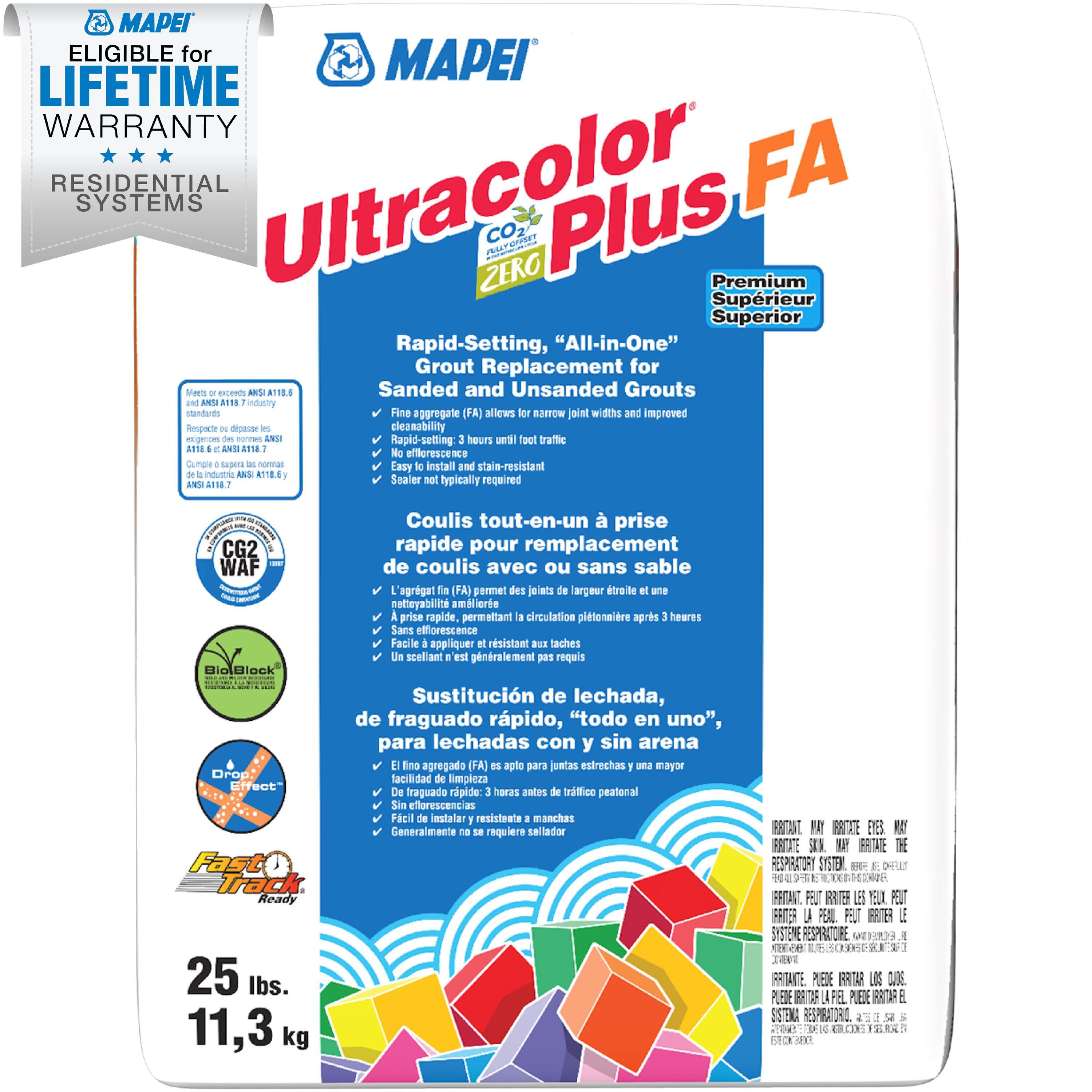 MAPEI Ultracolor Plus FA Pale Umber #5044 All-in-one Grout (25-lb)