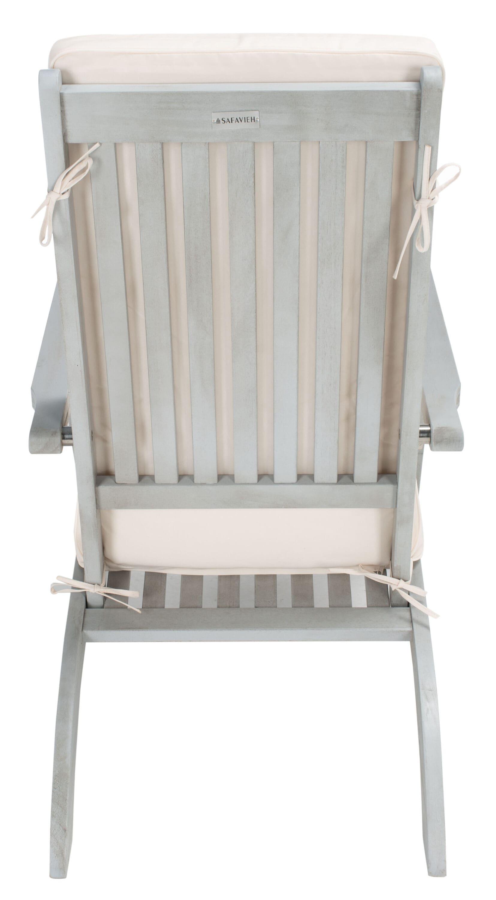 Palmdale Lounge Chair - Outdoor - PAT7015 - Grey/Beige -Safavieh