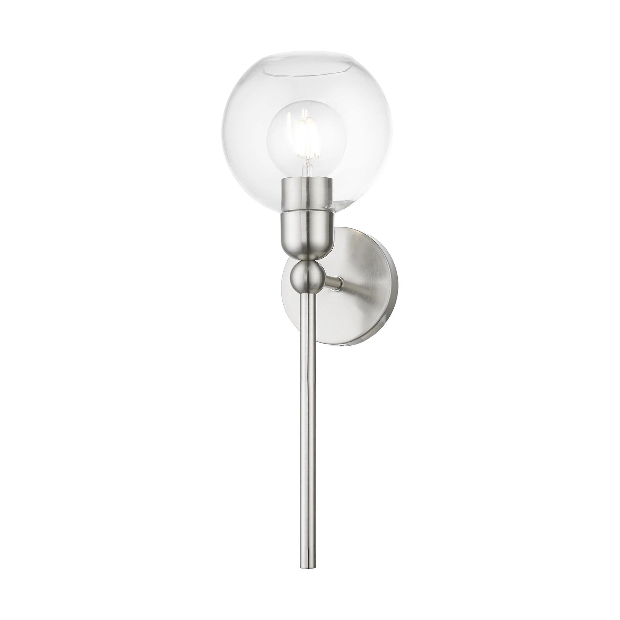 Livex Lighting Downtown 1 - Light Sconce in  Brushed Nickel