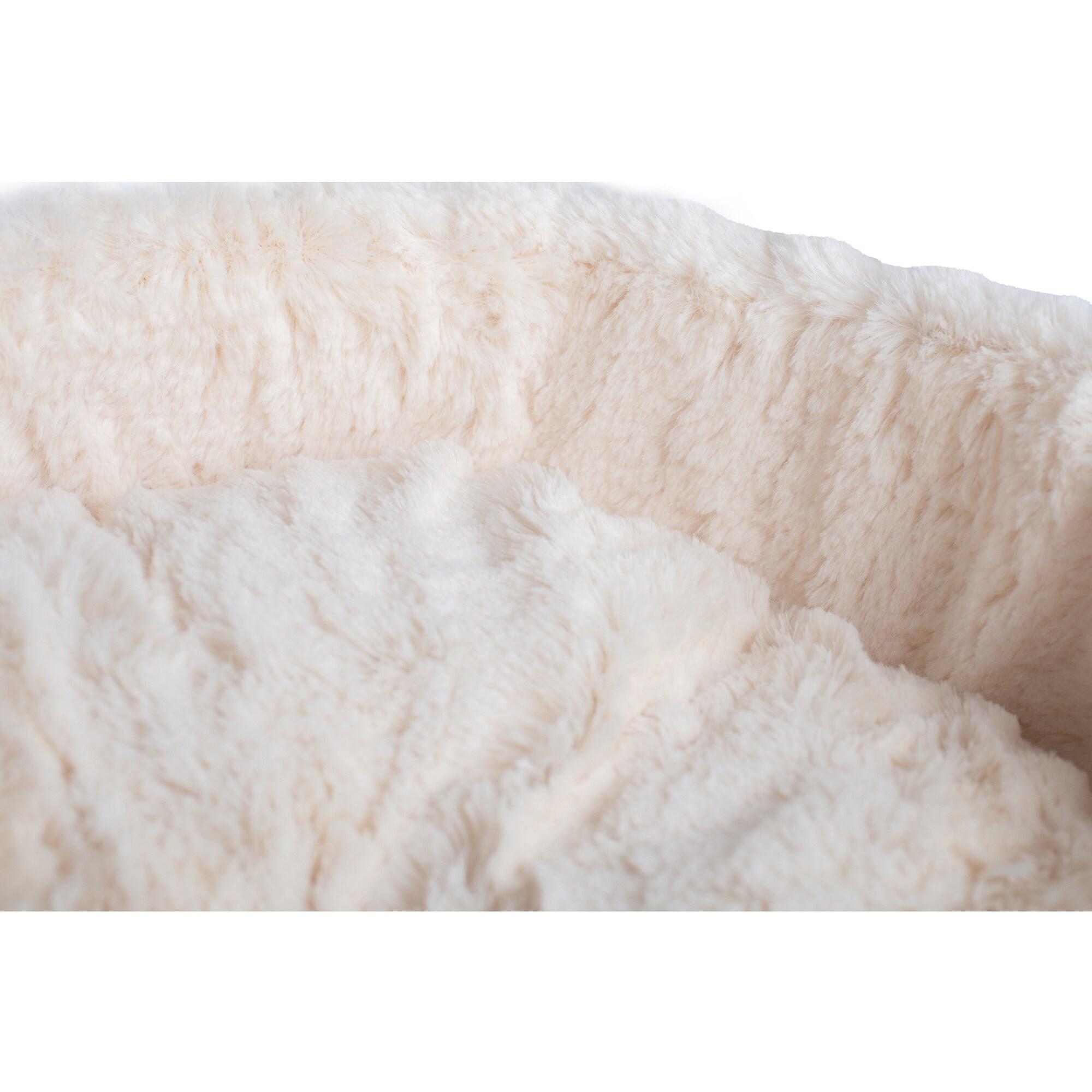 Armarkat Cat Bed Velvet Bolster Pet Bed