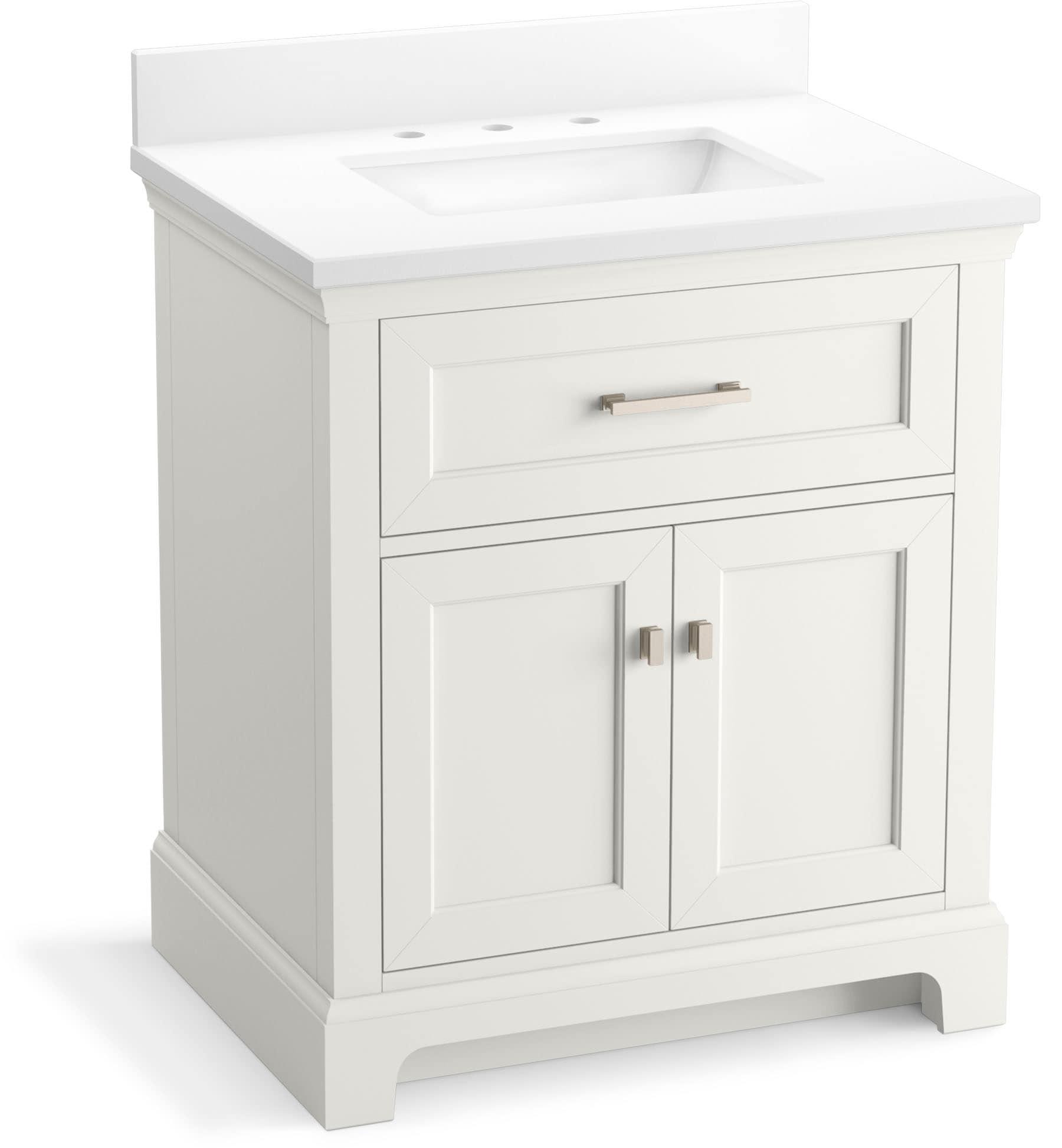 Charlemont 30 In. Bathroom Vanity Cabinet With Sink And Quartz Top