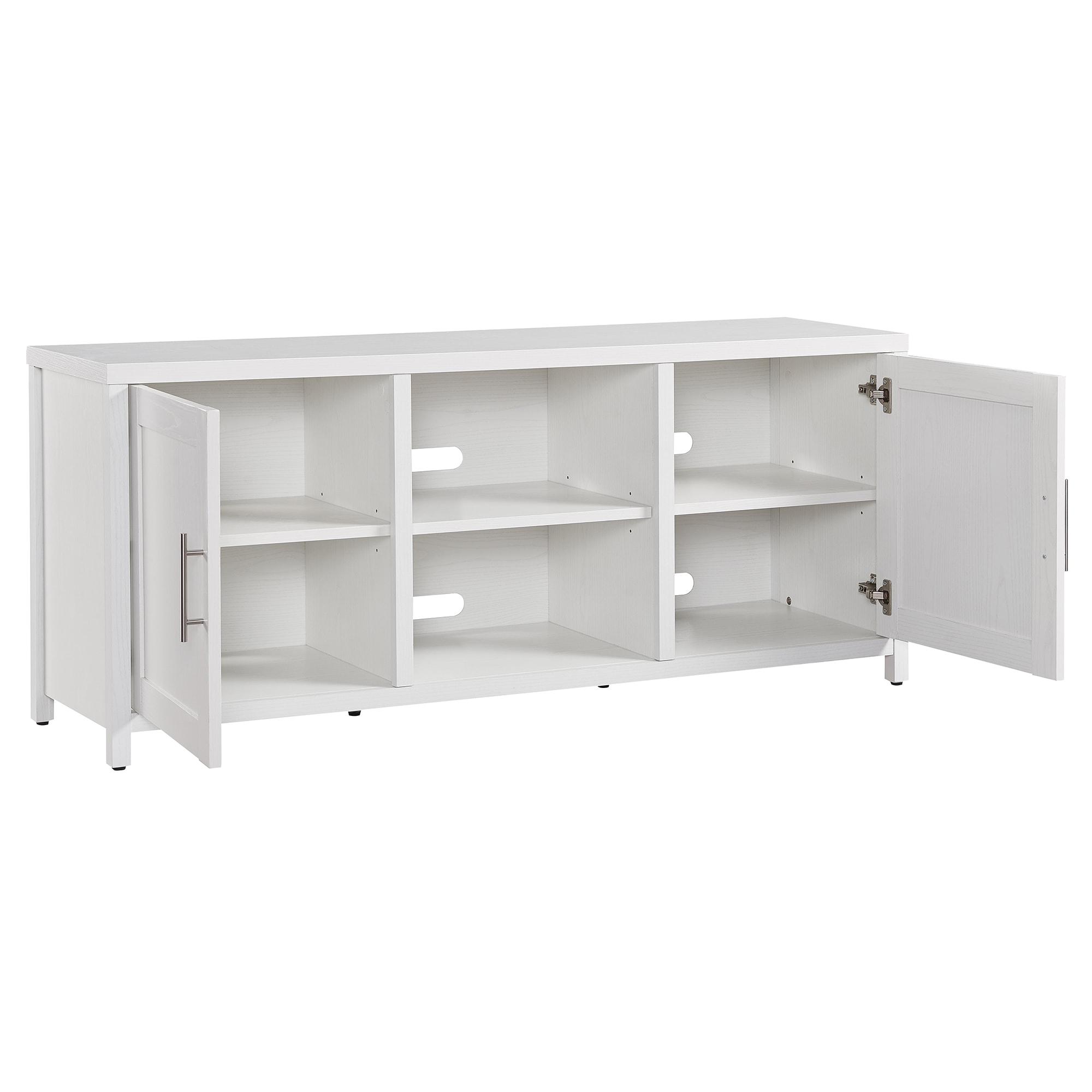 Evelyn&Zoe Strahm Rectangular TV Stand for TV's up to 65", White