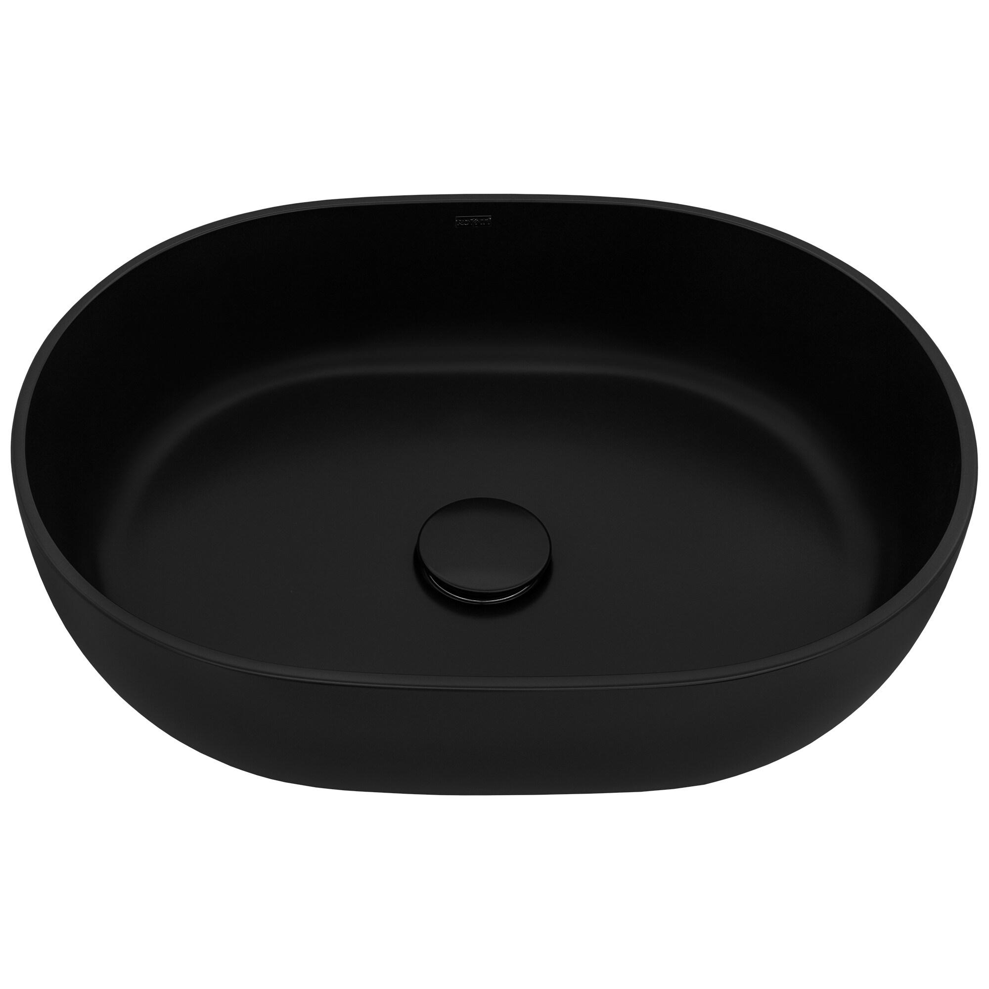 Ruvati 19-inch epiStone Solid Surface Modern Bathroom Vessel Sink