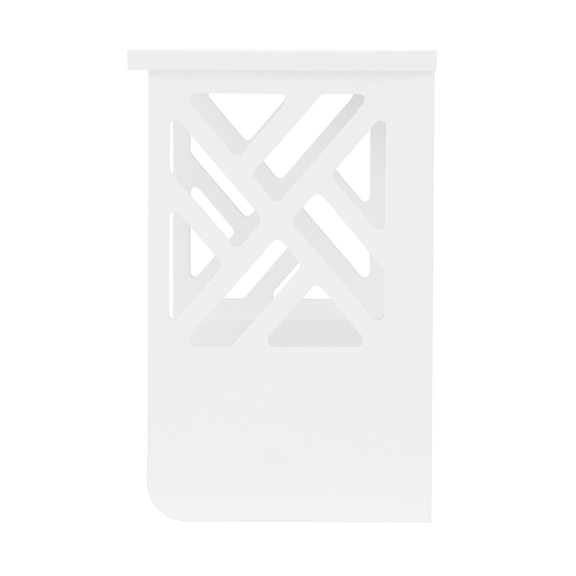 Coventry Bath Shelf with Two Towel Rods White - Alaterre Furniture