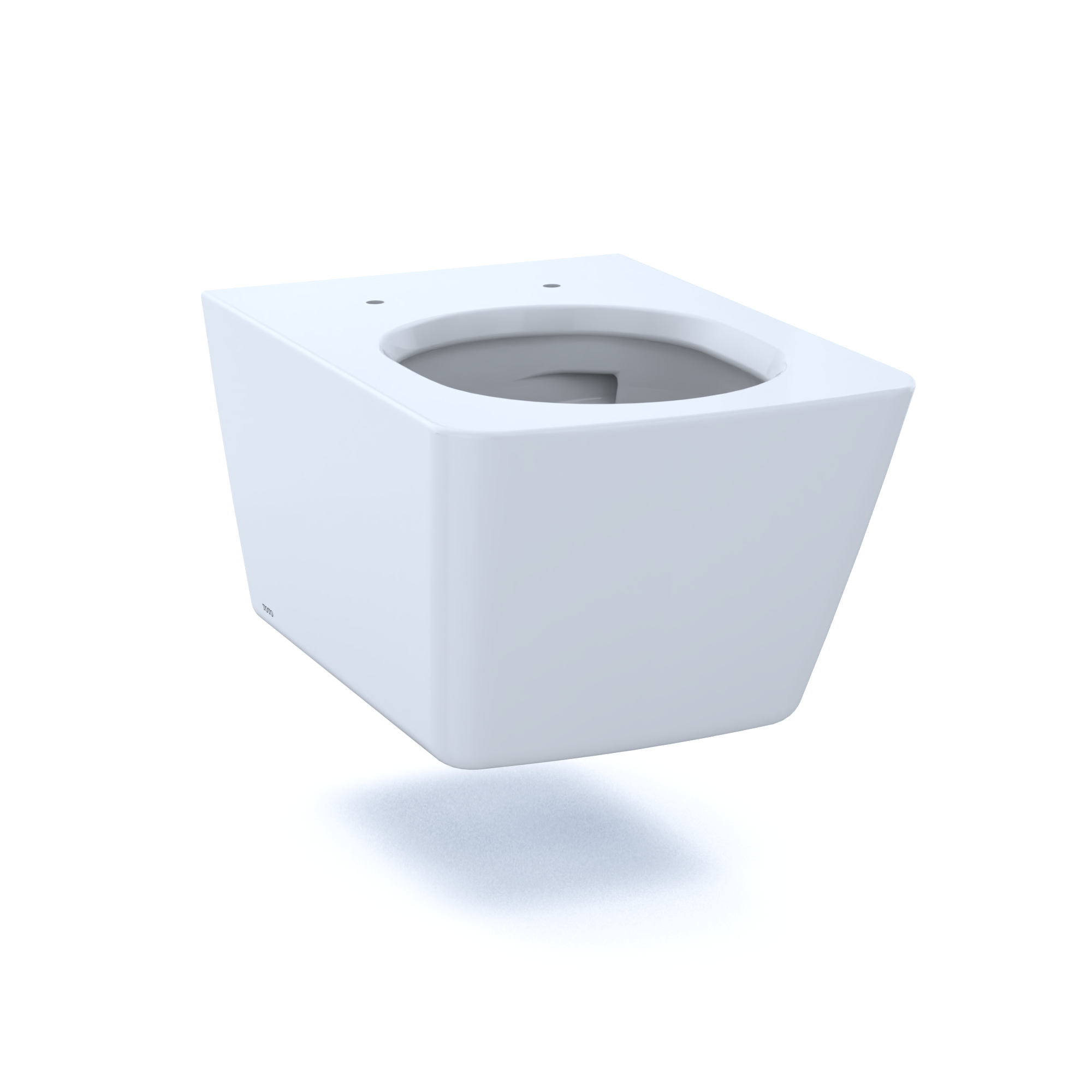 Dual-Flush Square Wall Hung Toilets with High Efficiency Flush