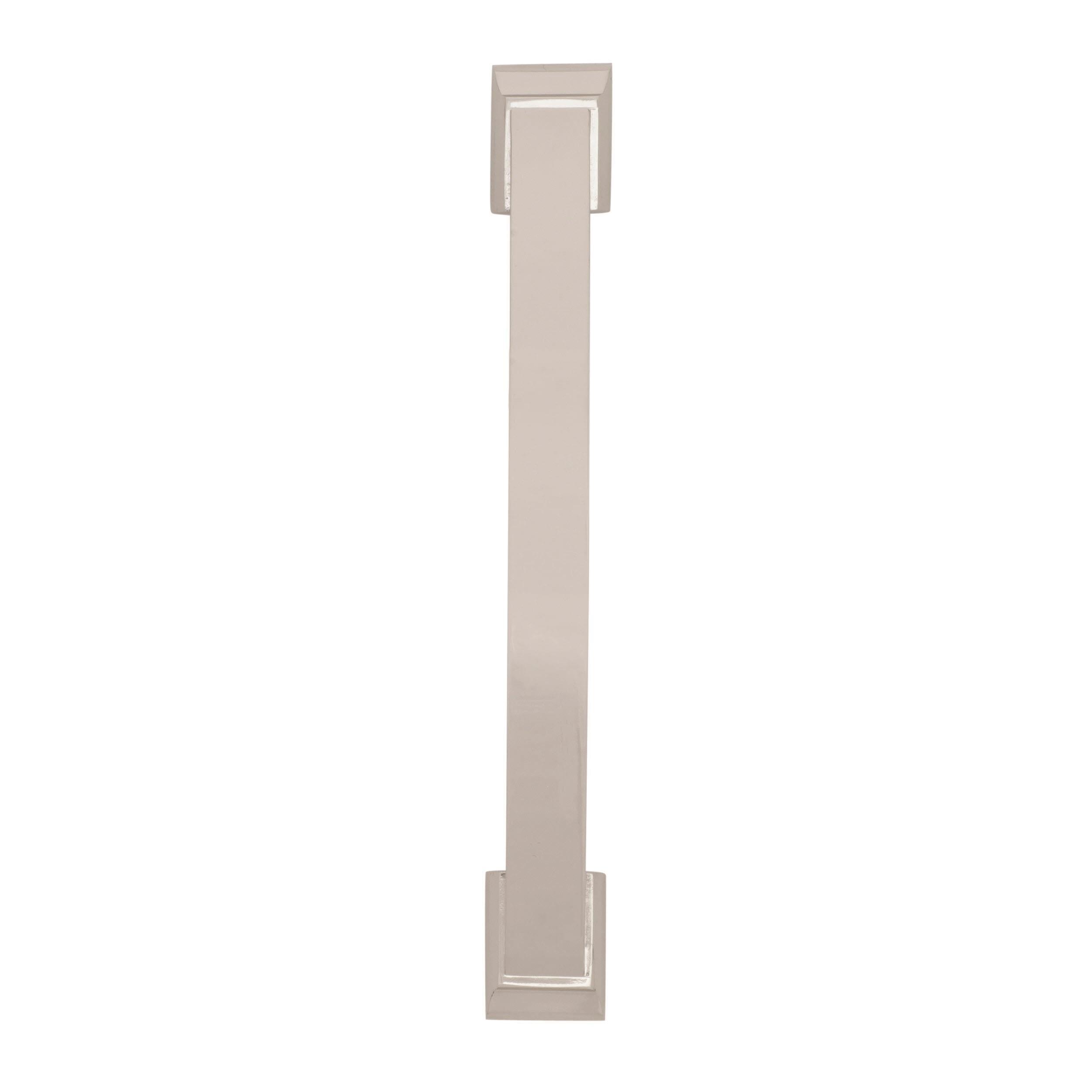 Amerock Candler 5-1/16 inch (128mm) Center-to-Center Polished Nickel Cabinet Pull