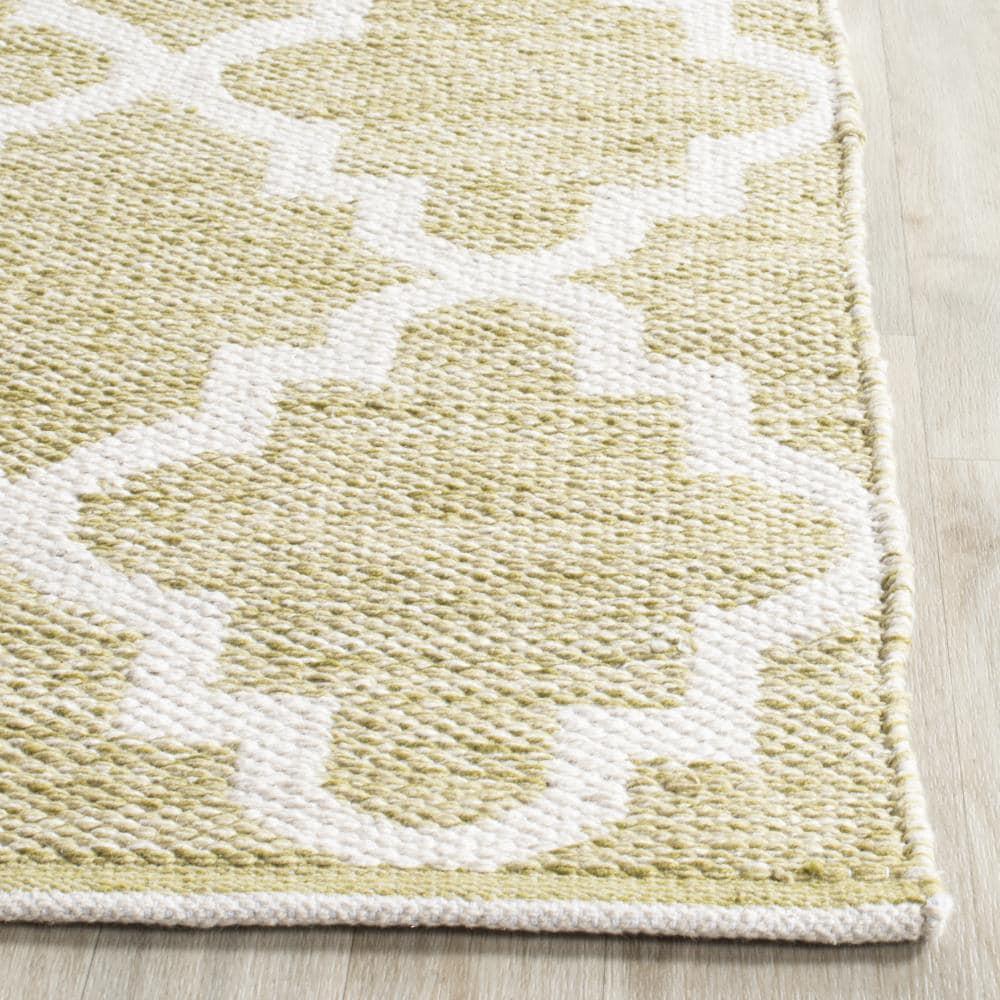 Montauk MTK810 Hand Woven Area Rug - Green/Ivory - 8'x10' - Safavieh.