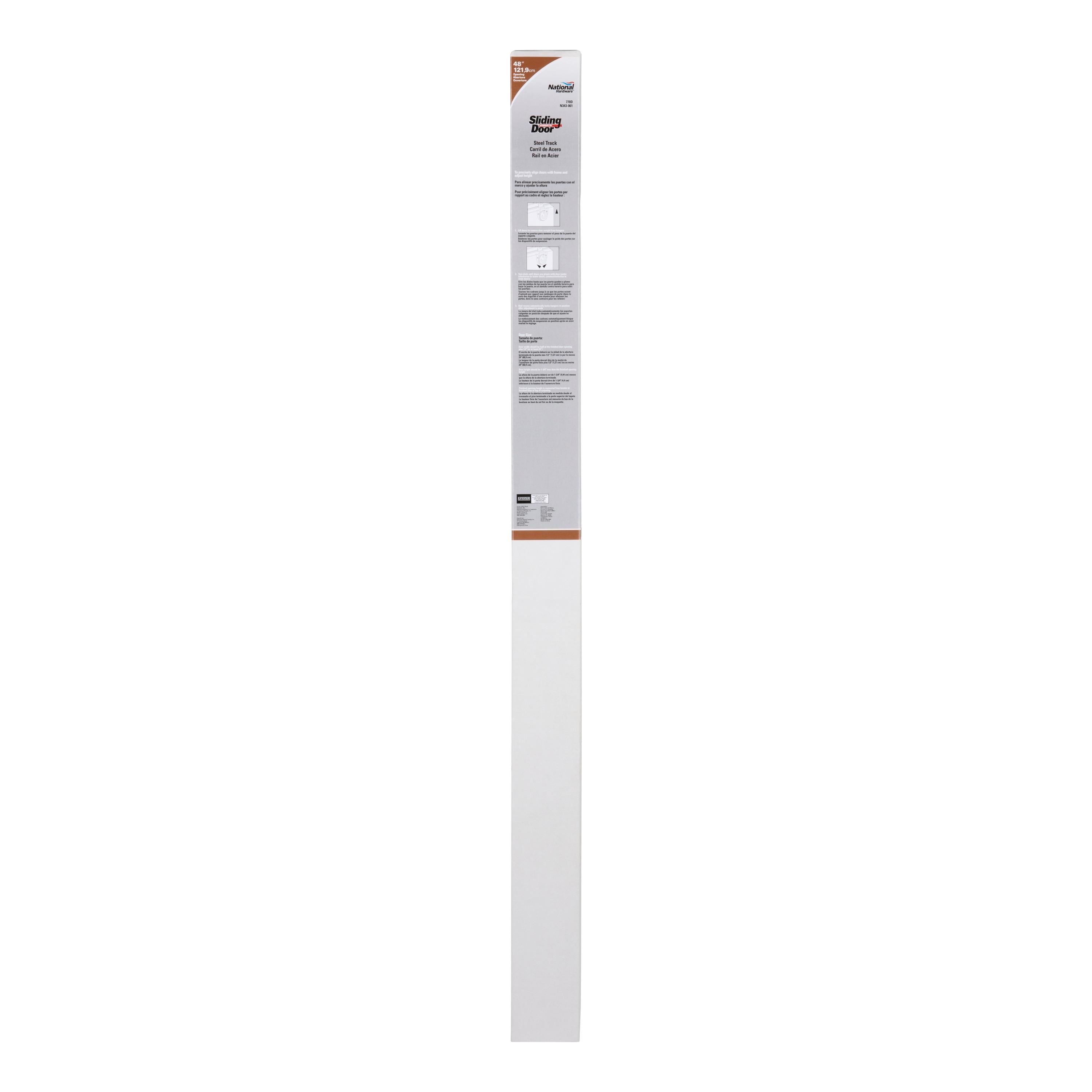 V770 By-Pass Door Hardware Set with Dial Action Hanger