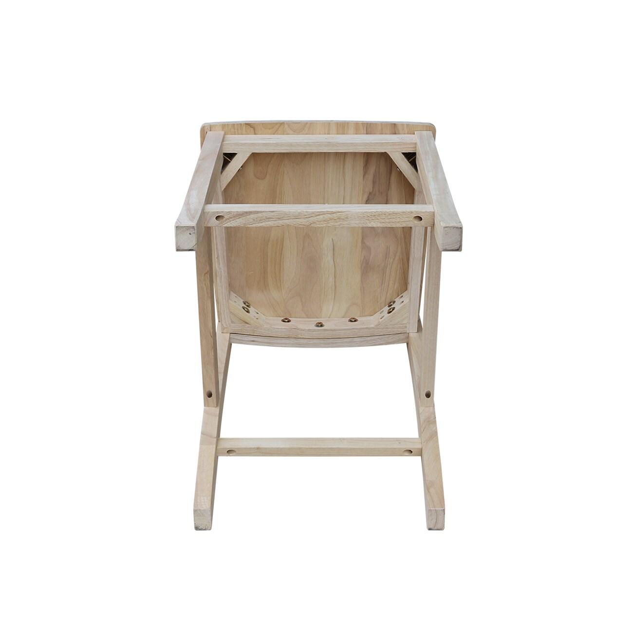 Mission Counter height Stool - 24" Seat Height