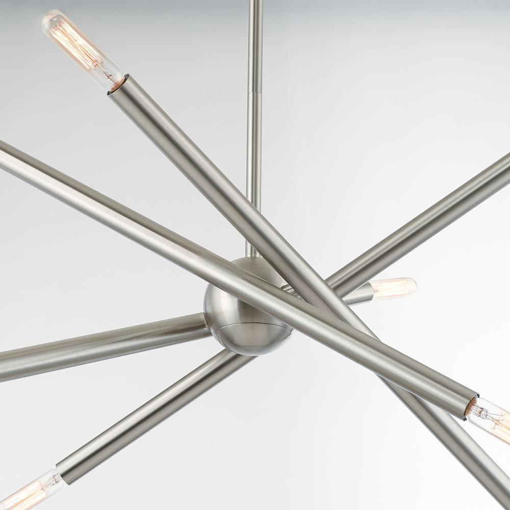 Livex Lighting Soho 8 - Light Chandelier in  Brushed Nickel