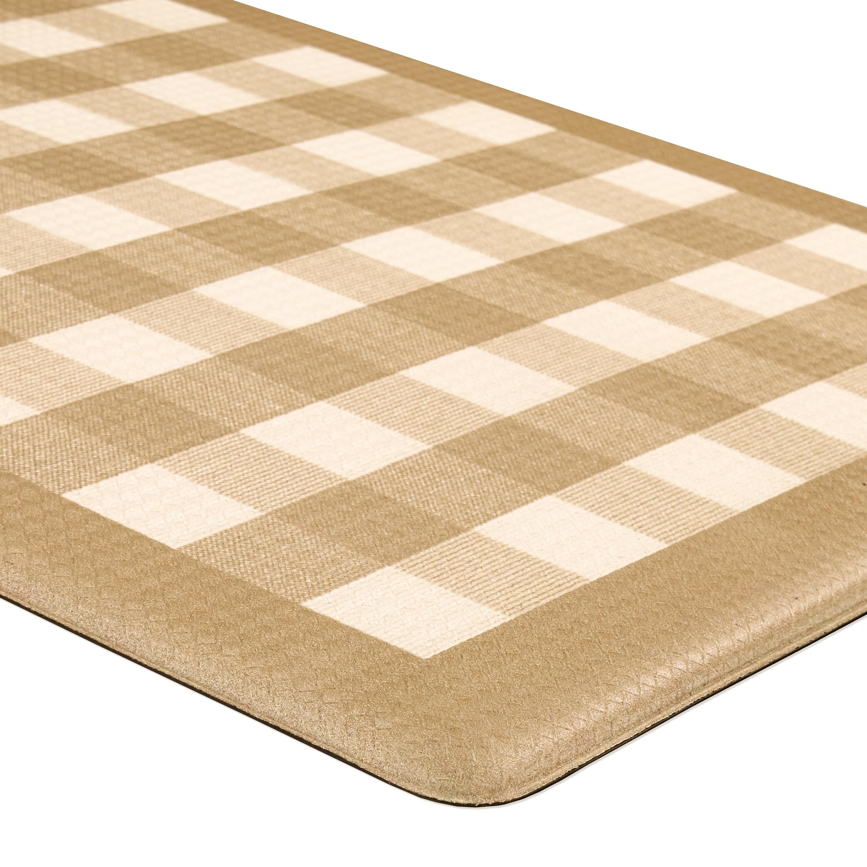 Achim Anti-Fatigue Mat, PVC/Foam, Beige, 18" x 30"