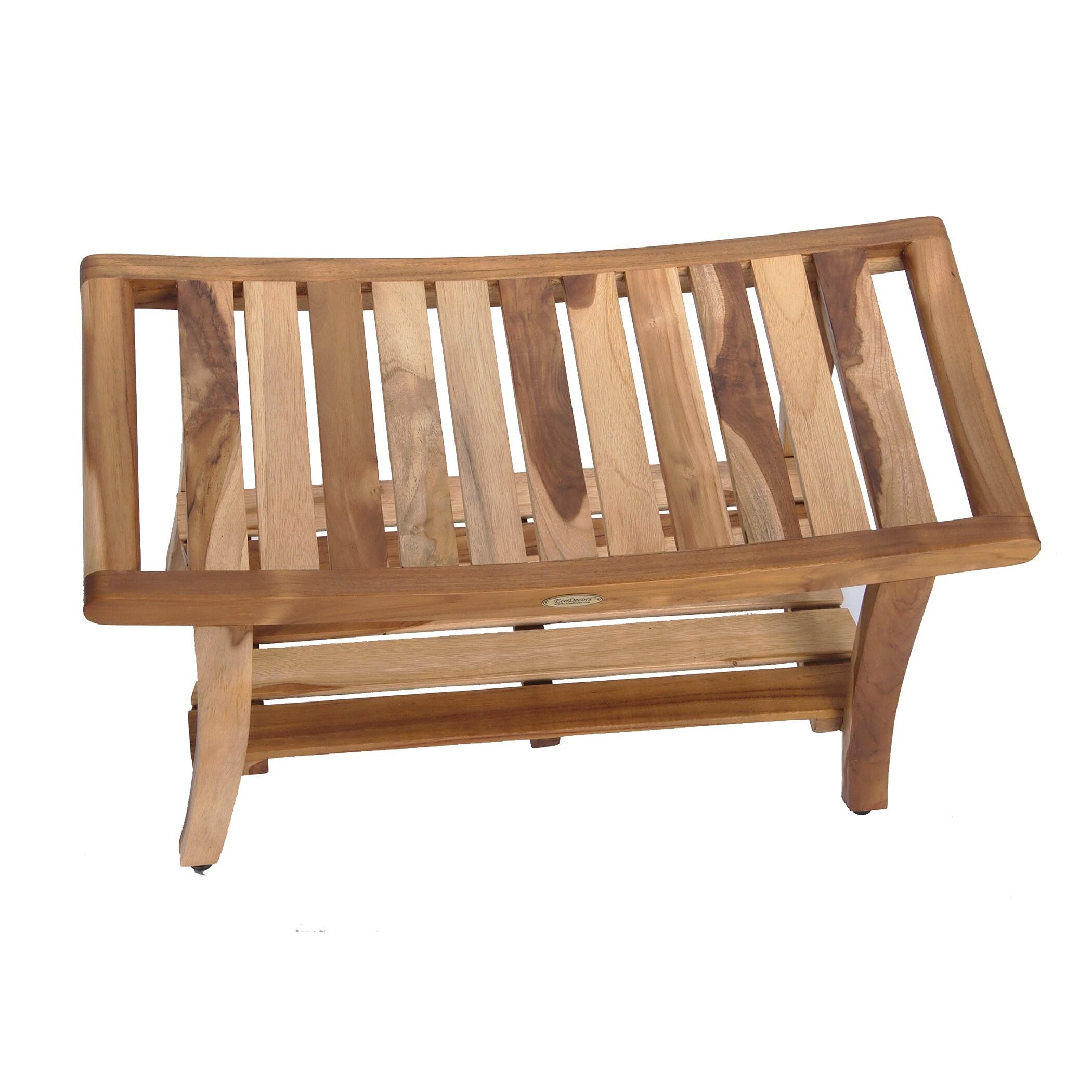 Harmony Teak Shower Bench, DecoTeak, Teak Shower Bench, Teak Shower Stool, Teak Bench Shower, Teak Wood Shower Bench, Teak Shower Seat, Wooden Shower Bench, Teak Shower Chair