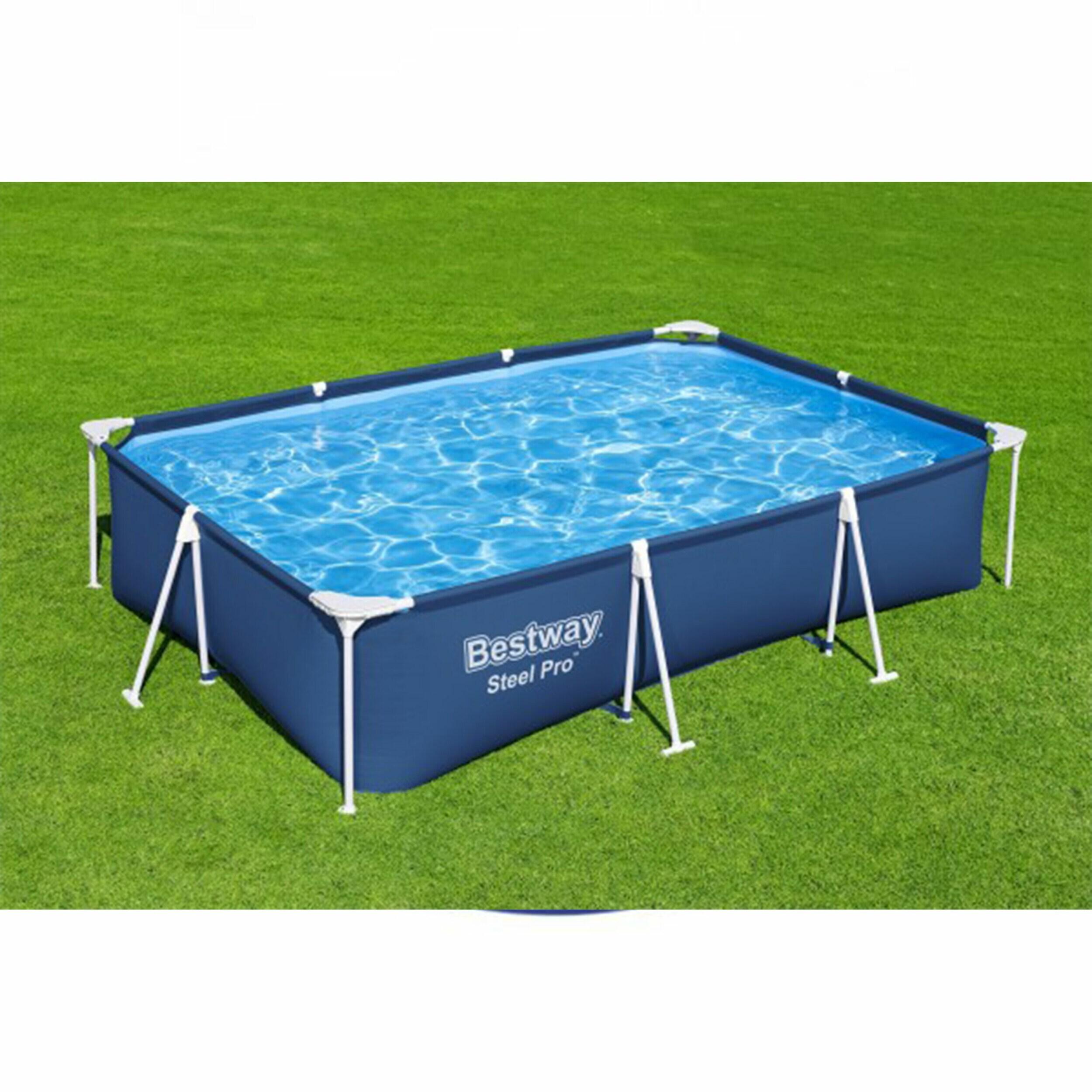 Bestway Bestway Steel Pro Rectangular Above Ground Swimming Pool Set