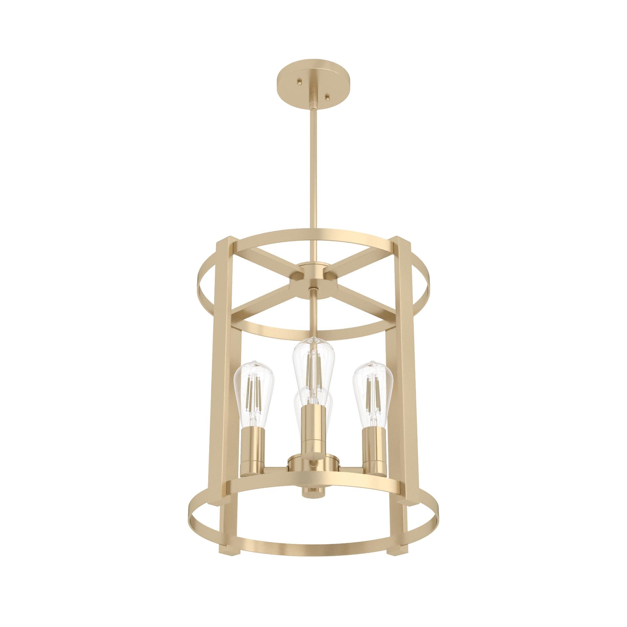 Hunter Fan 4 Modern Alturas Gold Cage Chandeliers