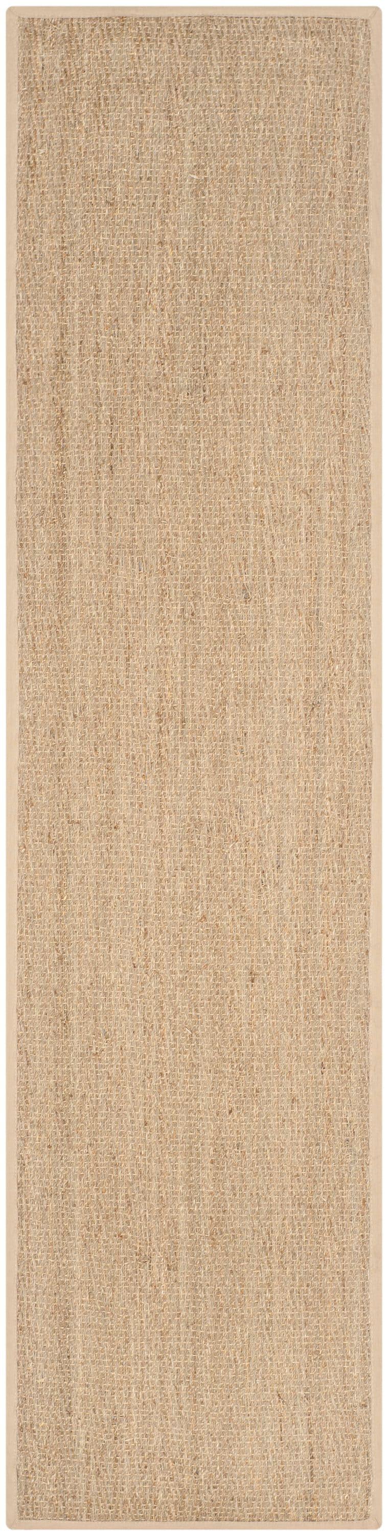 Natural Fiber NF115 Power Loomed Runner Rug - Natural/Beige - 2'6"x20' - Safavieh.